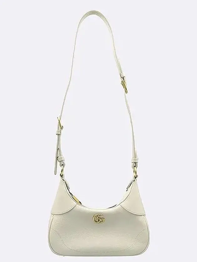 731817 Ivory color leather Aphrodite small chain shoulder bag cross strap 2WAY