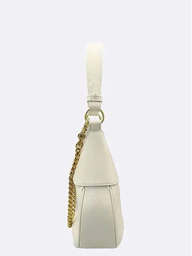 731817 Ivory color leather Aphrodite small chain shoulder bag cross strap 2WAY