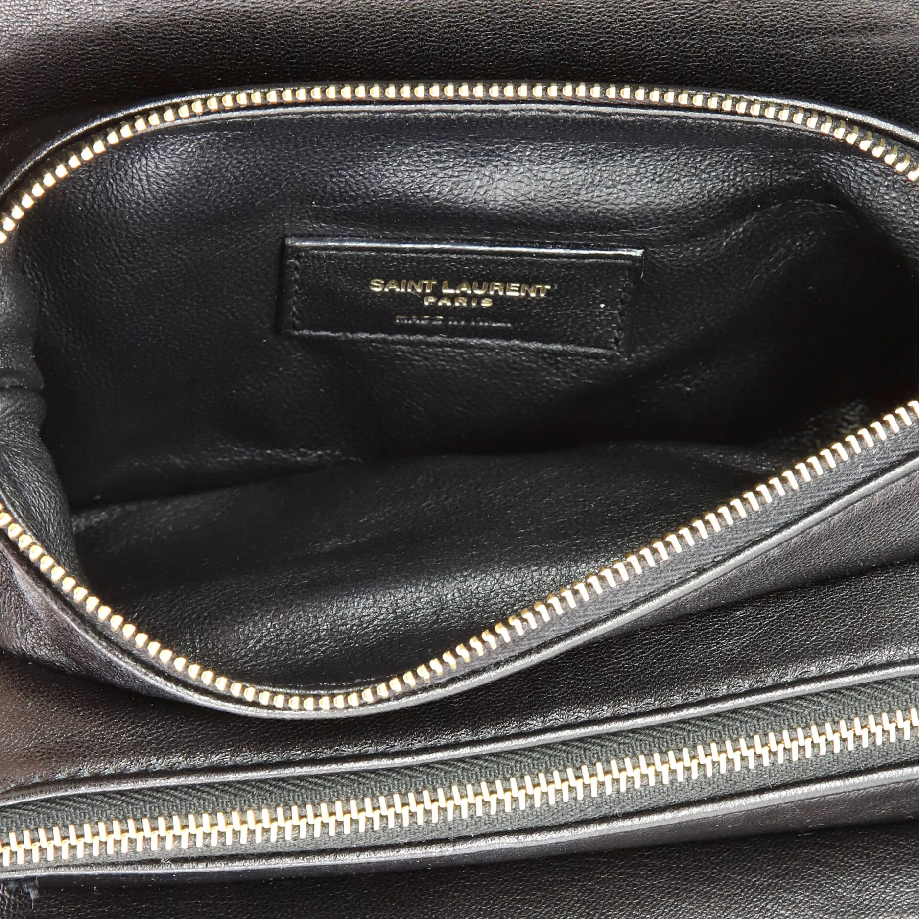 Angie Chain Shoulder Bag Quilted Patent Small