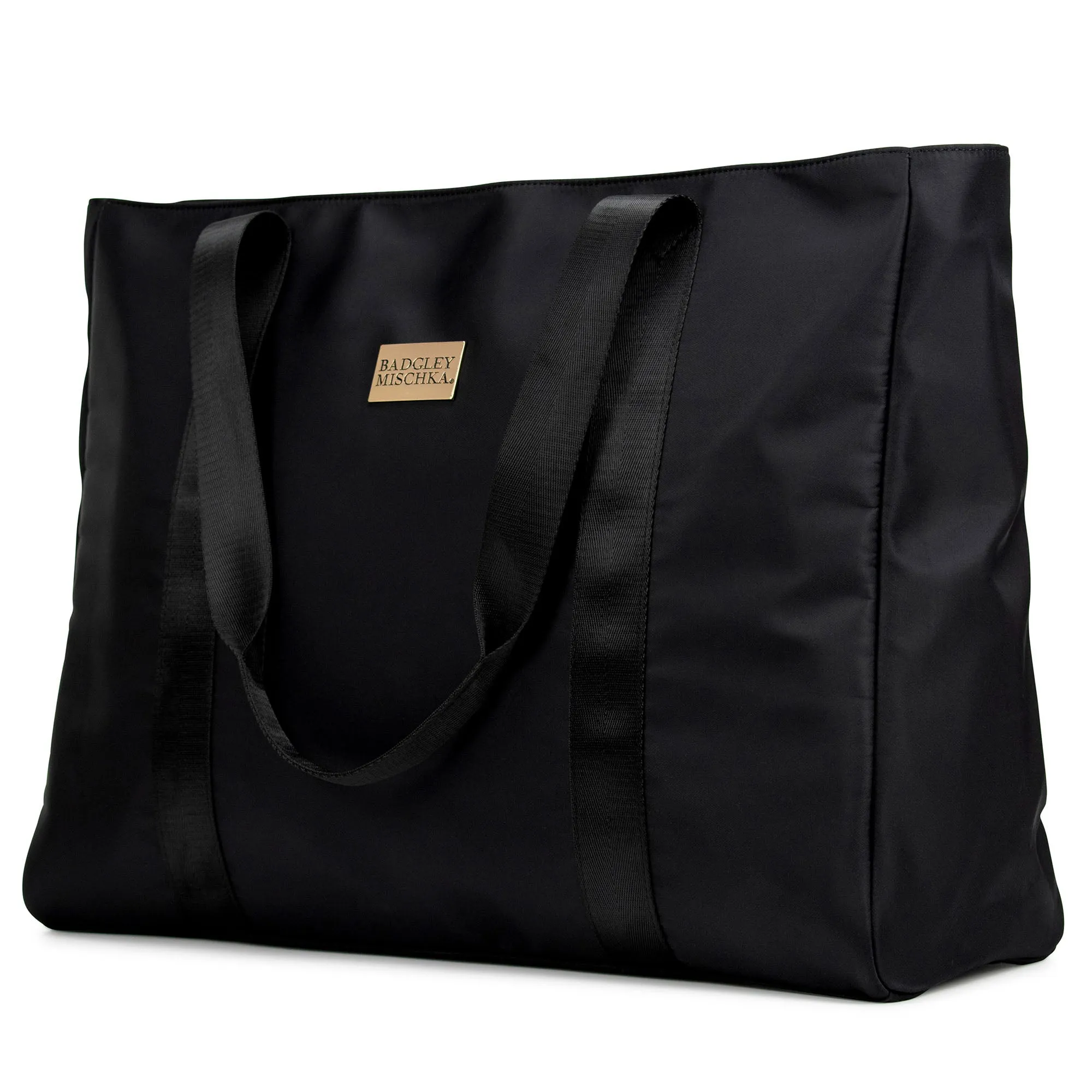 BADGLEY MISCHKA Nylon Weekender Travel Tote Bag | Aqua
