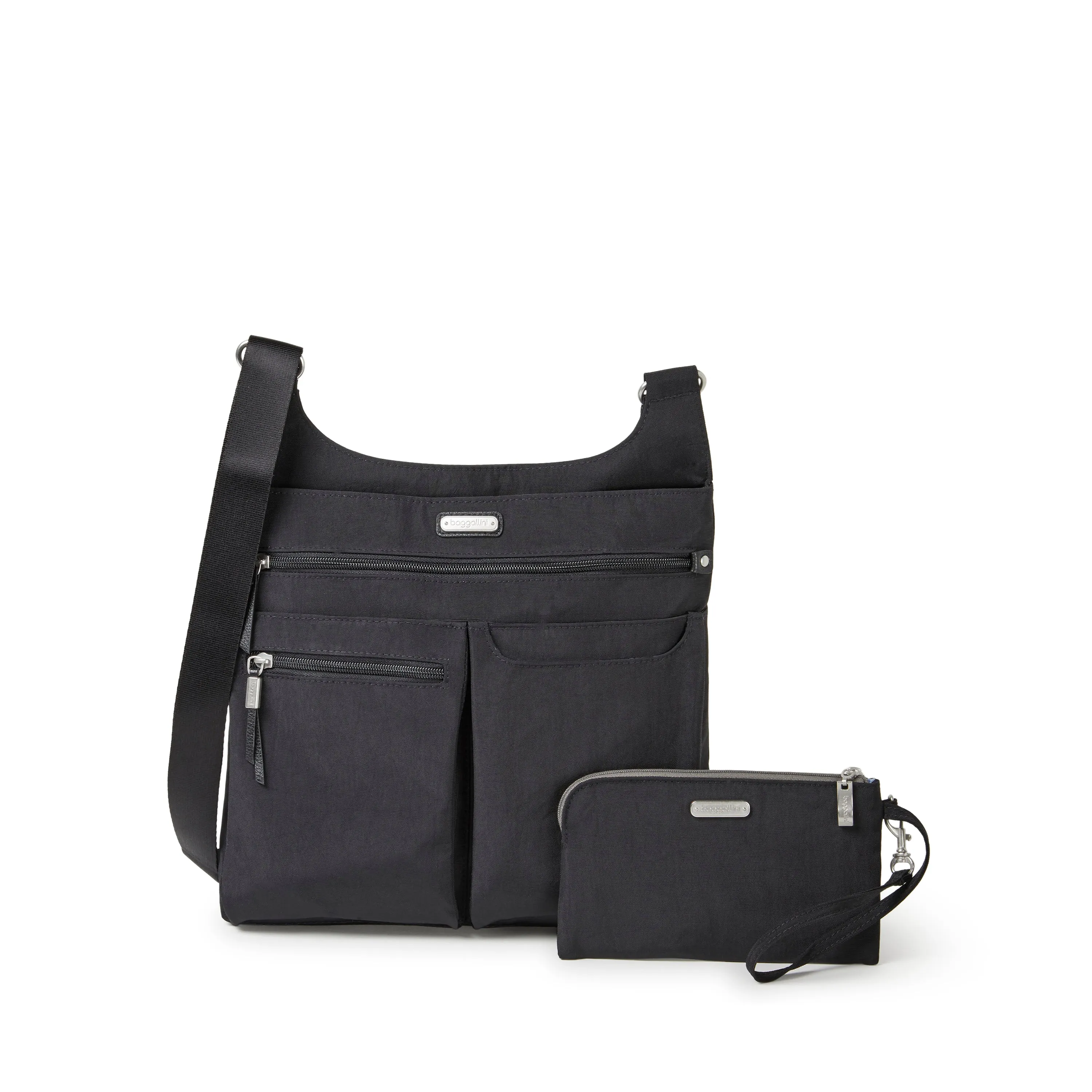 Baggallini On Track Crossbody with RFID Phone Wristlet