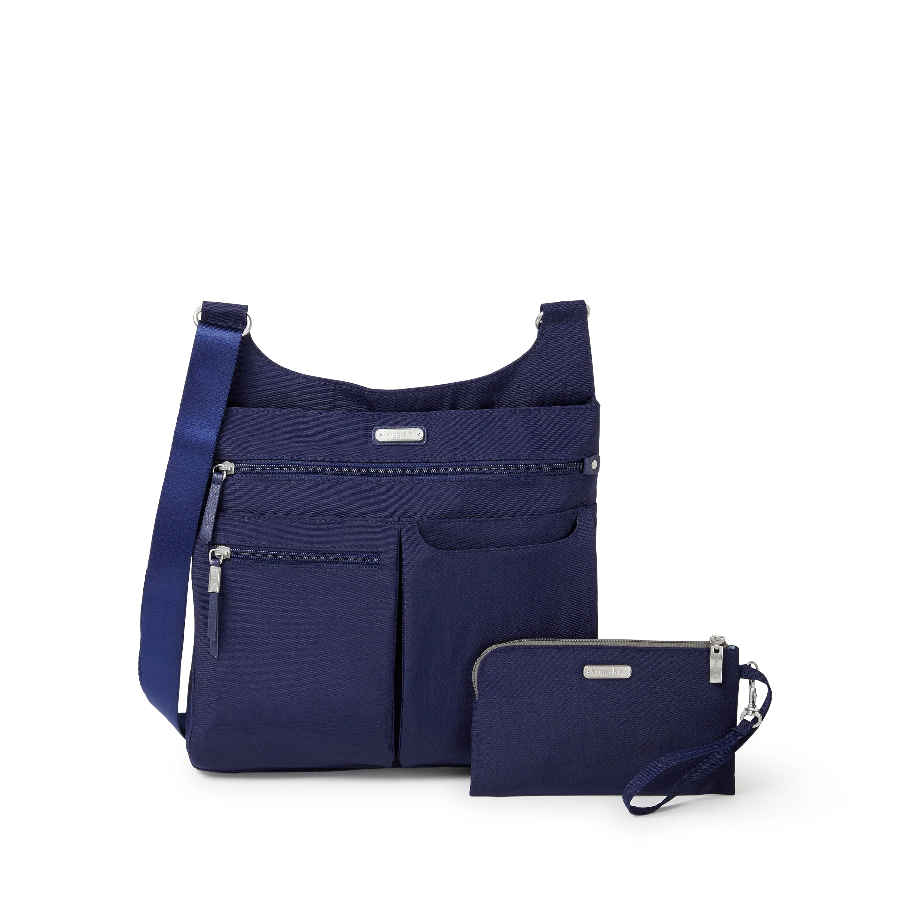 Baggallini On Track Crossbody with RFID Phone Wristlet