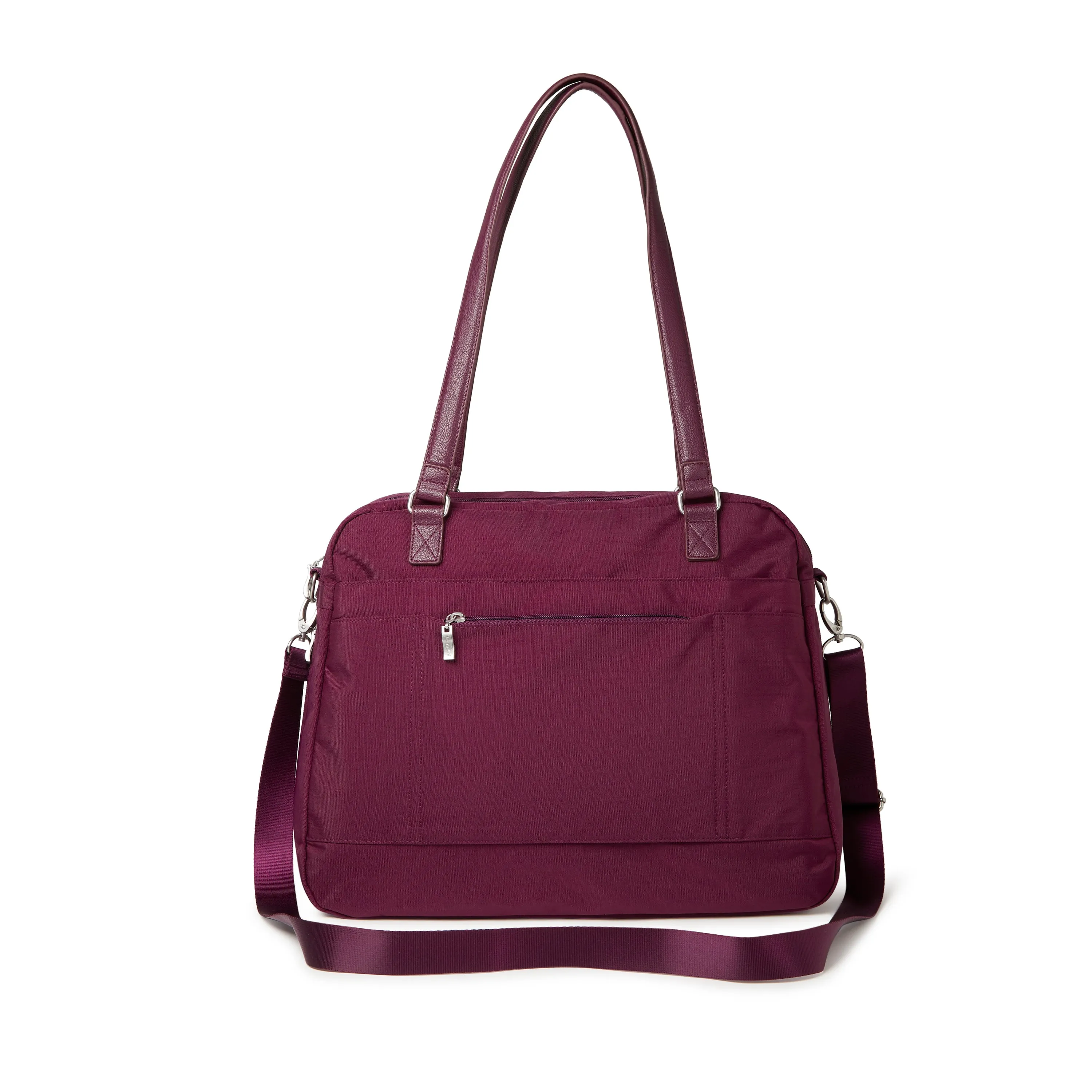 Baggallini Overnight Expandable Laptop Tote with RFID Phone Wristlet