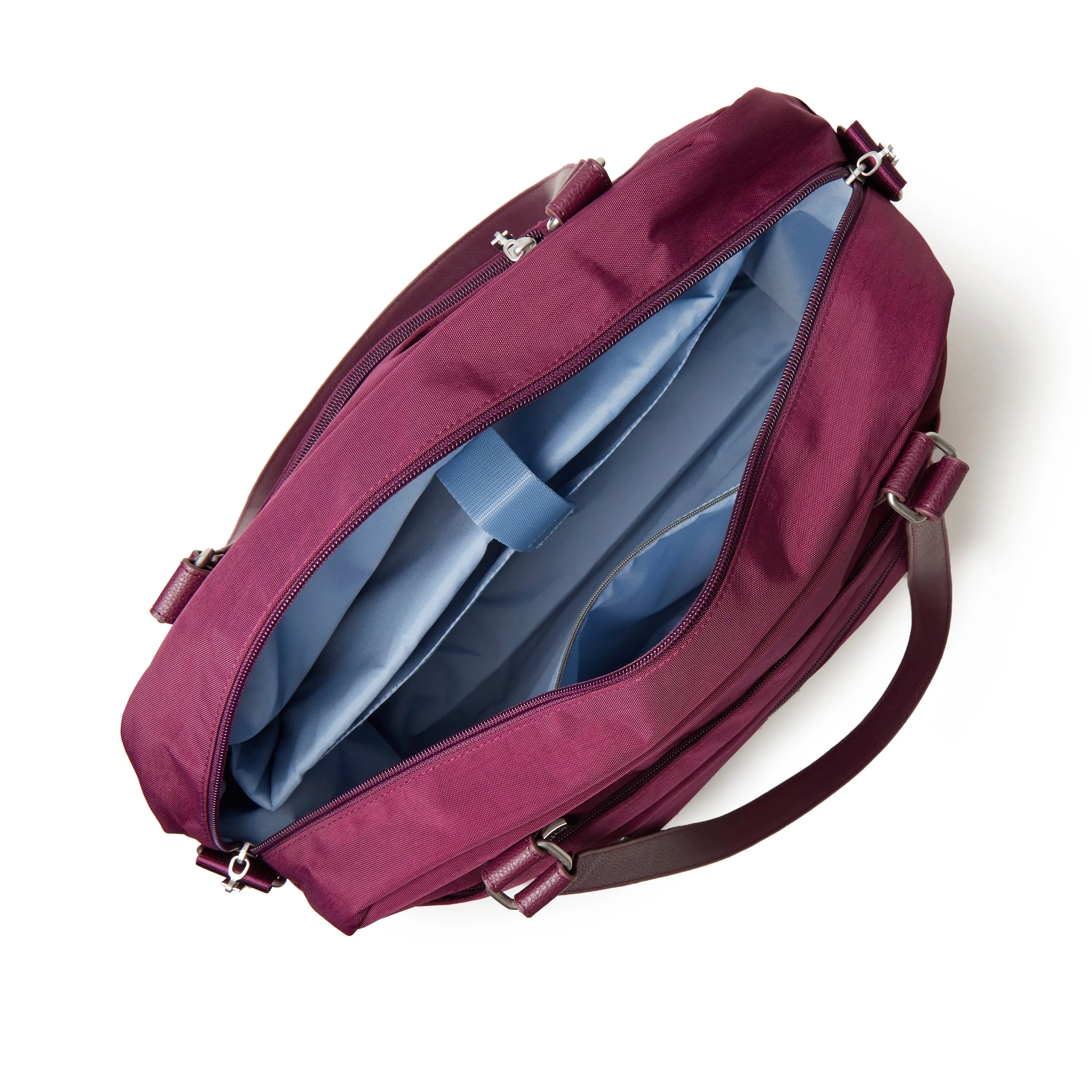 Baggallini Overnight Expandable Laptop Tote with RFID Phone Wristlet