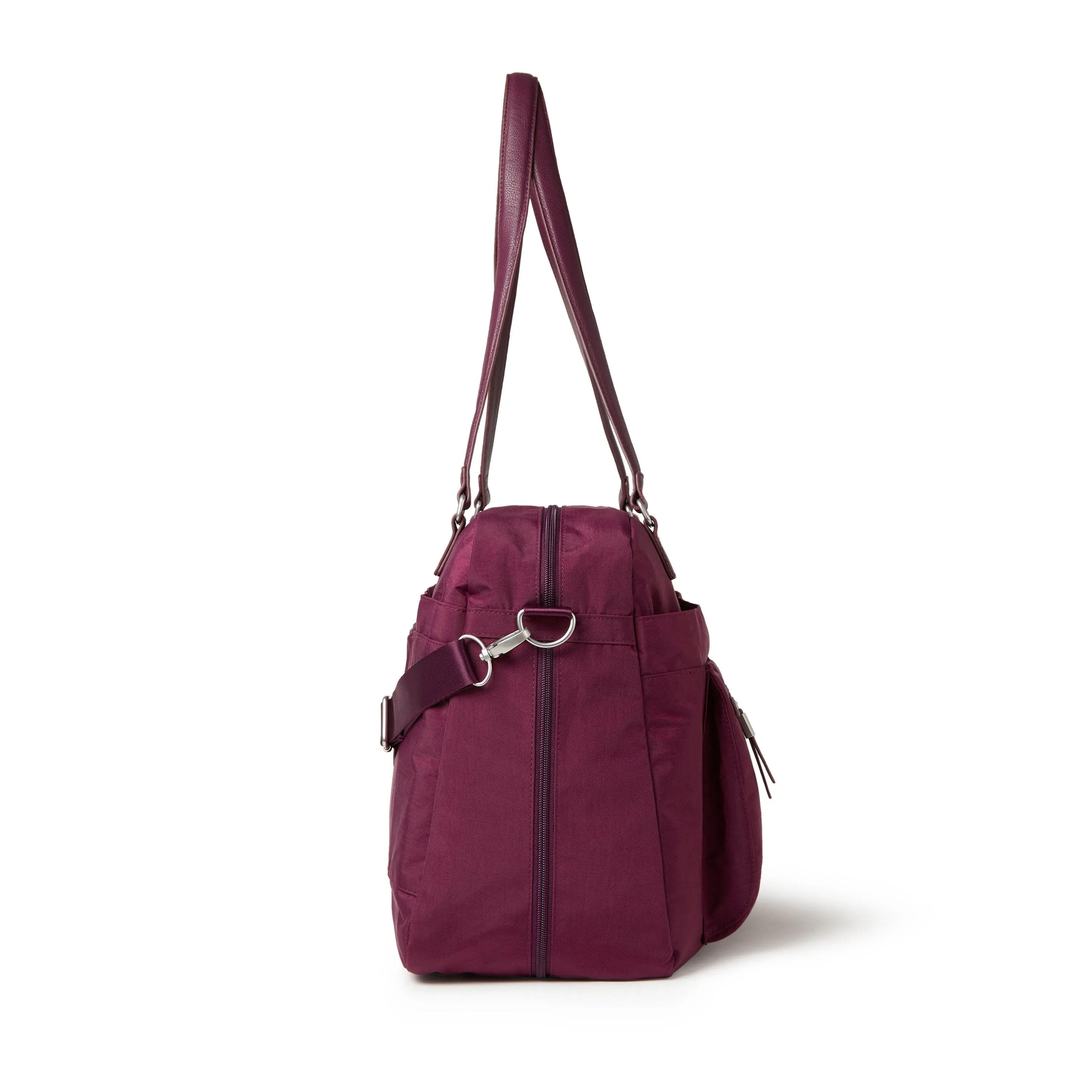 Baggallini Overnight Expandable Laptop Tote with RFID Phone Wristlet
