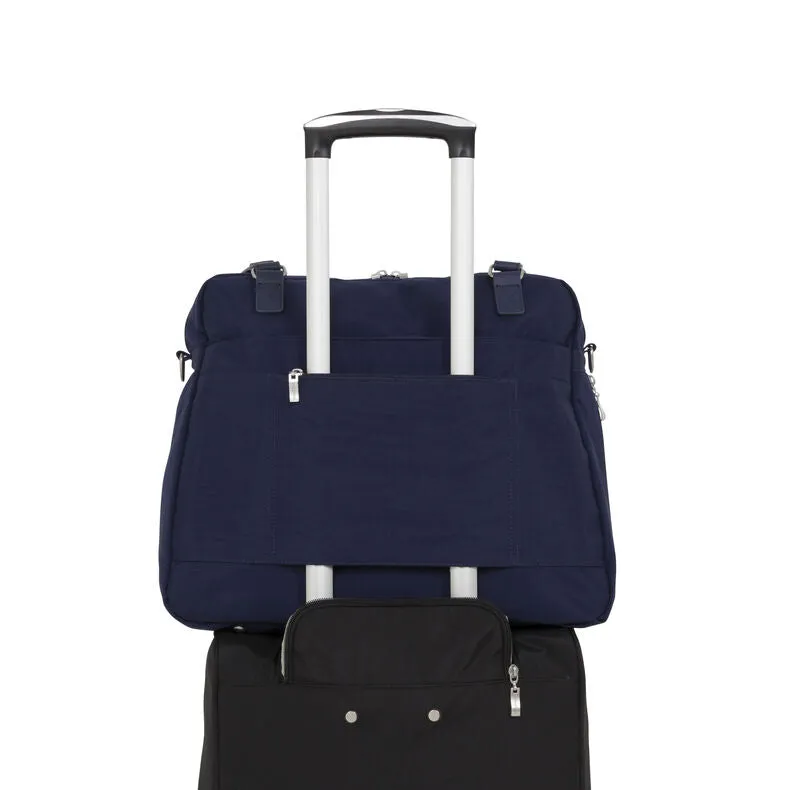 Baggallini Overnight Expandable Laptop Tote with RFID Phone Wristlet
