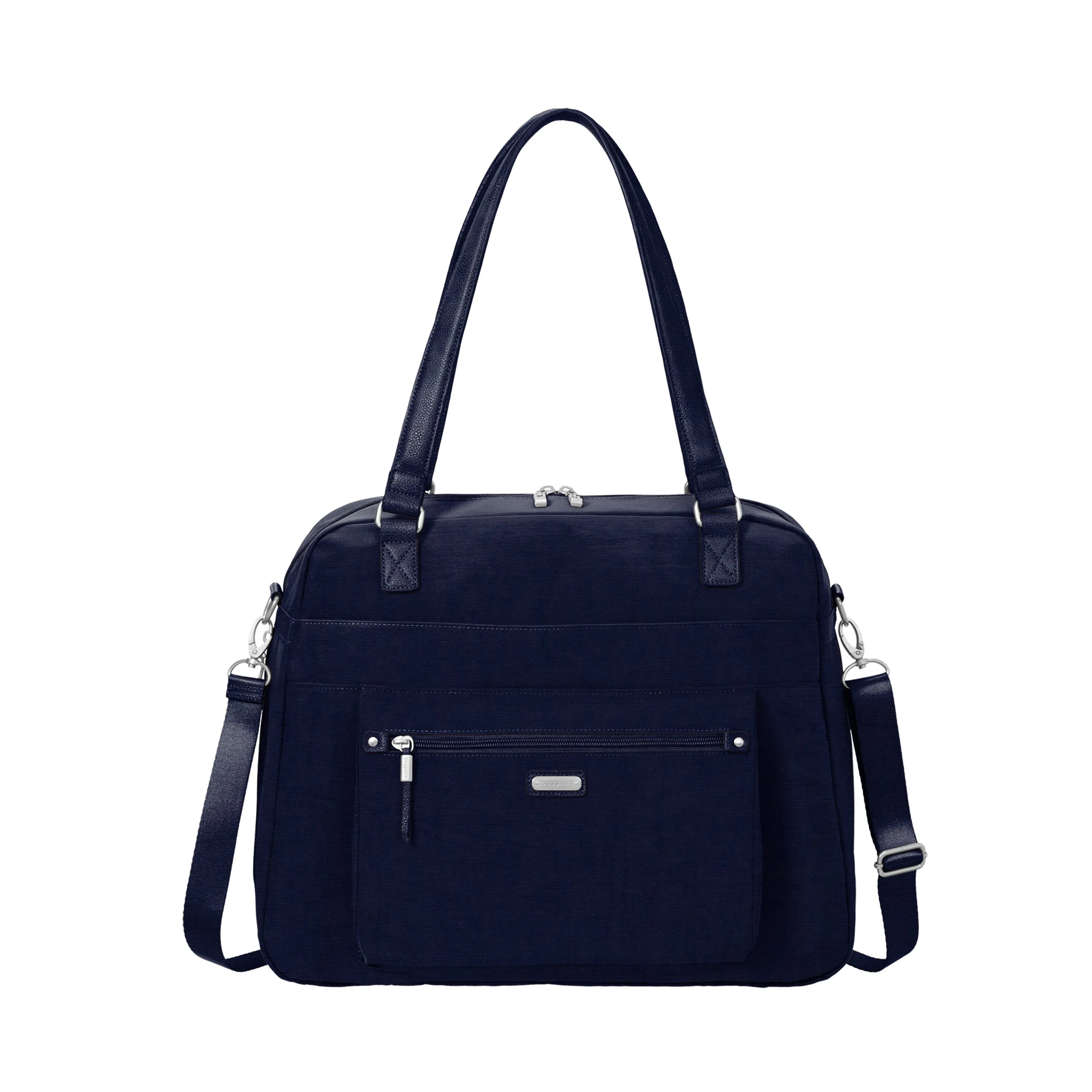 Baggallini Overnight Expandable Laptop Tote with RFID Phone Wristlet
