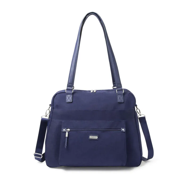 Baggallini Overnight Expandable Laptop Tote with RFID Phone Wristlet