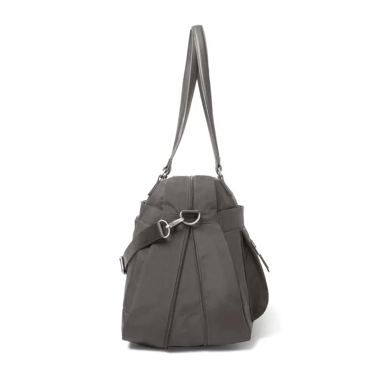 Baggallini Overnight Expandable Laptop Tote with RFID Phone Wristlet
