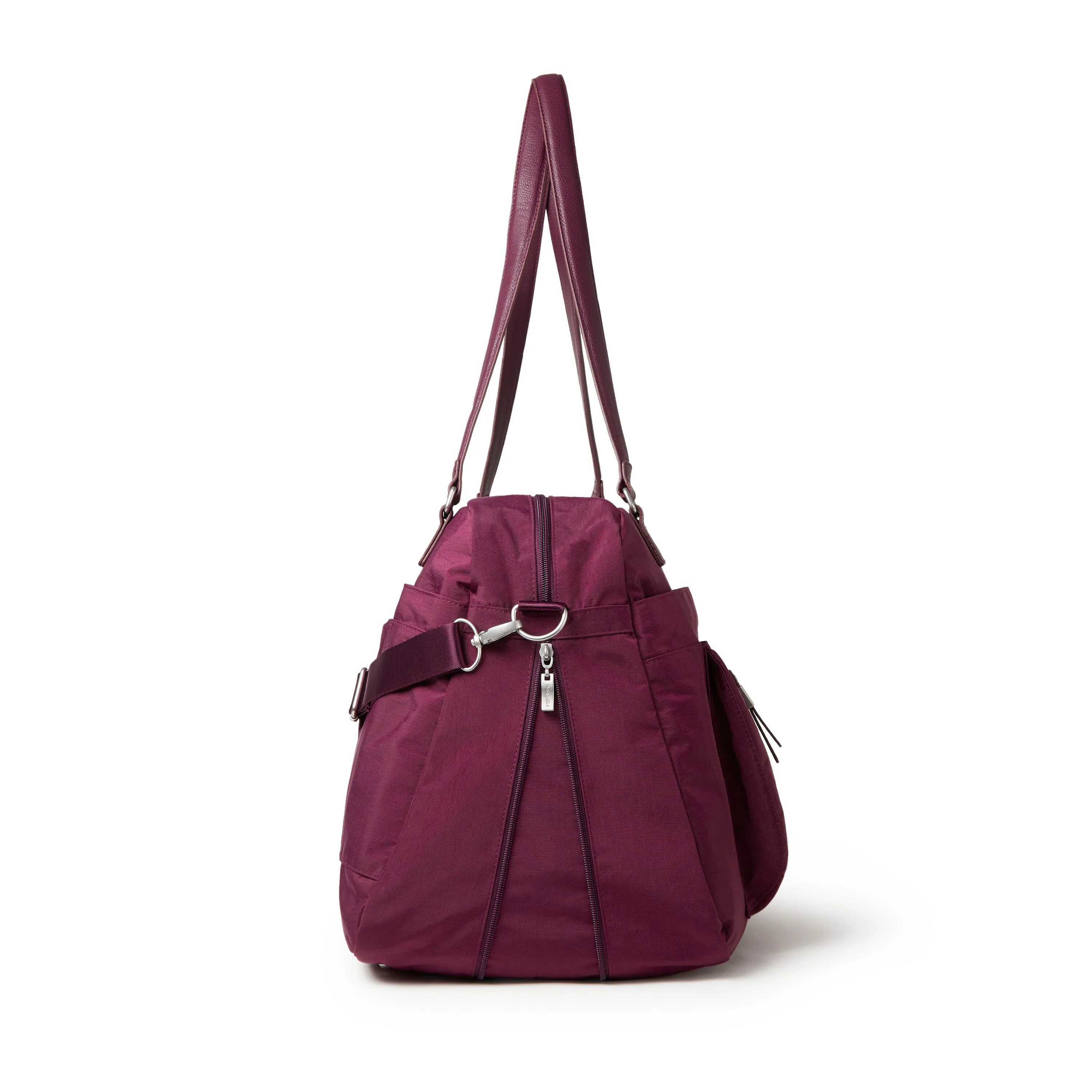 Baggallini Overnight Expandable Laptop Tote with RFID Phone Wristlet