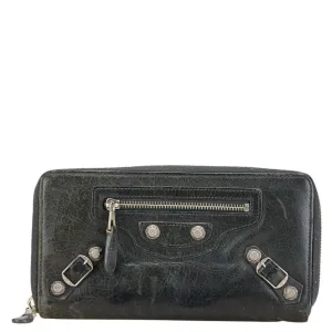 Balenciaga Leather Long Wallet (Bi-Fold) (Pre-Owned)