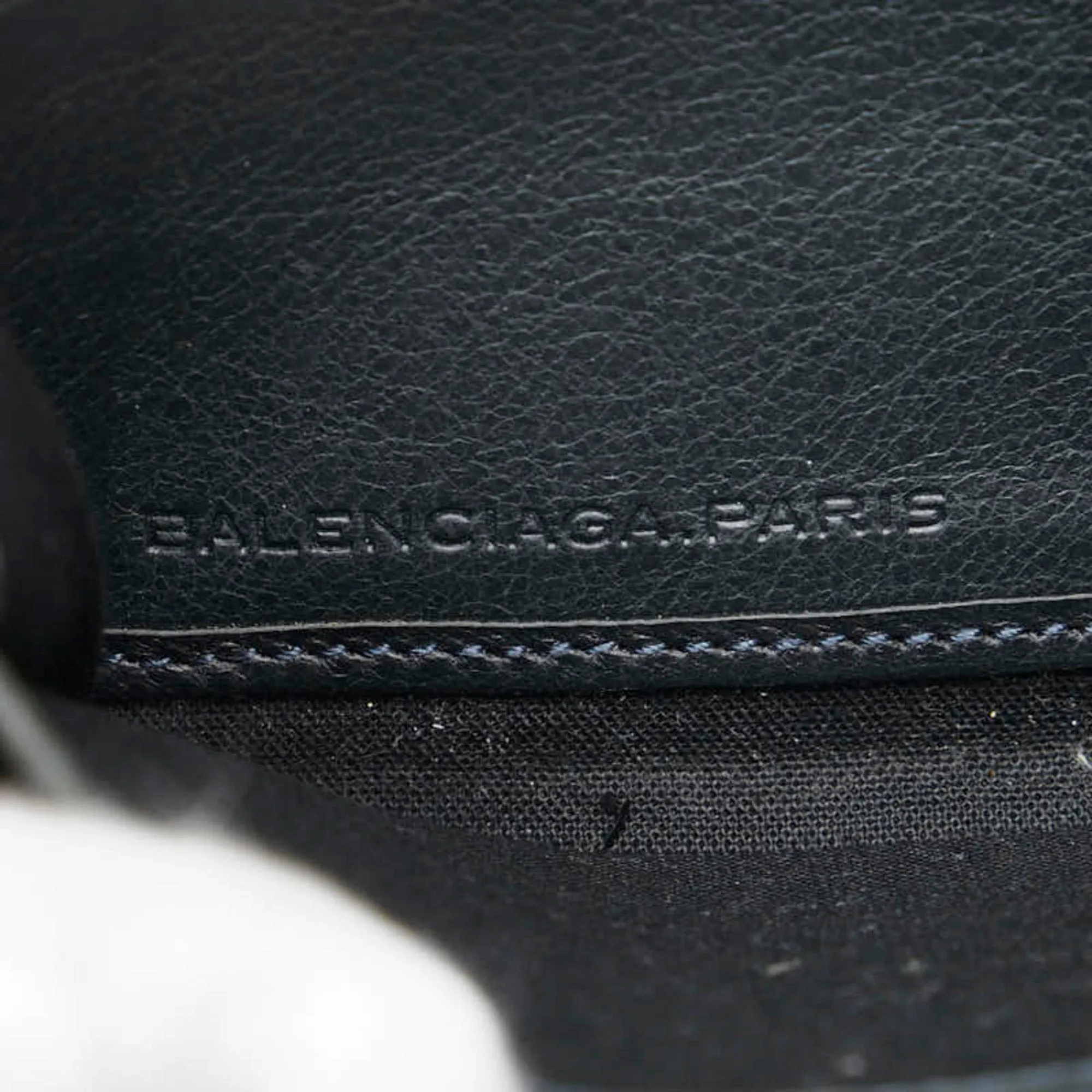 Balenciaga Leather Long Wallet (Bi-Fold) (Pre-Owned)