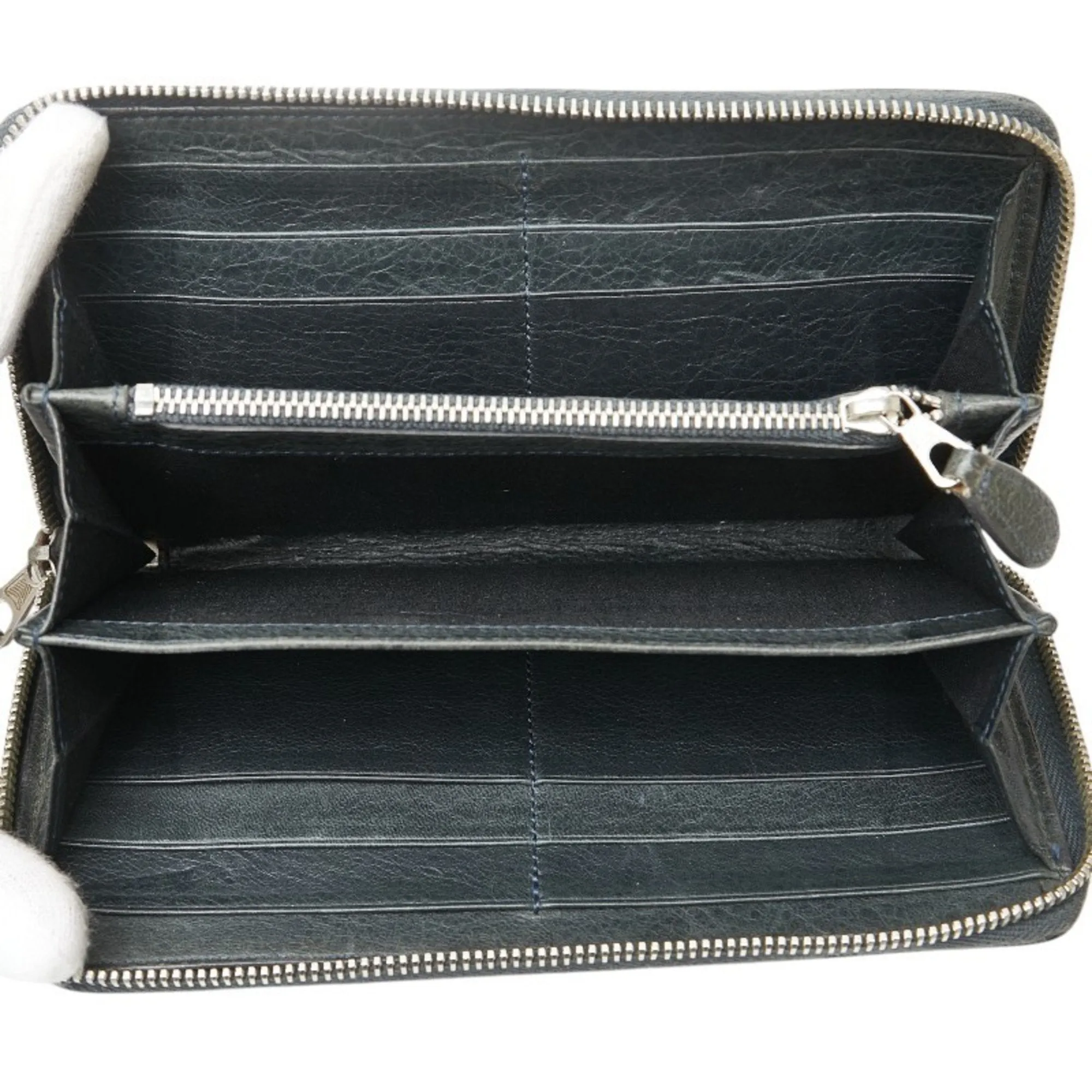 Balenciaga Leather Long Wallet (Bi-Fold) (Pre-Owned)