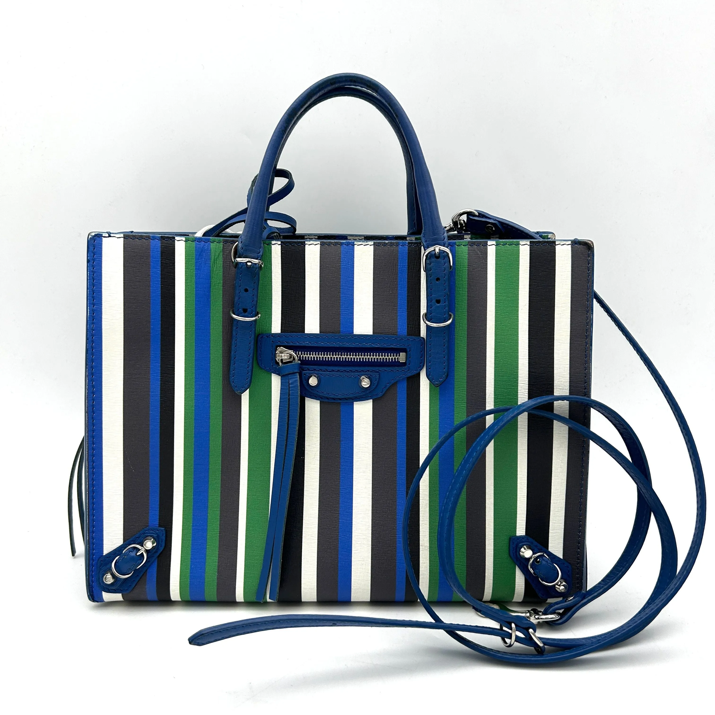 Balenciaga Papier A4 Zip Around Tote - Blue Totes, Handbags LA19458
