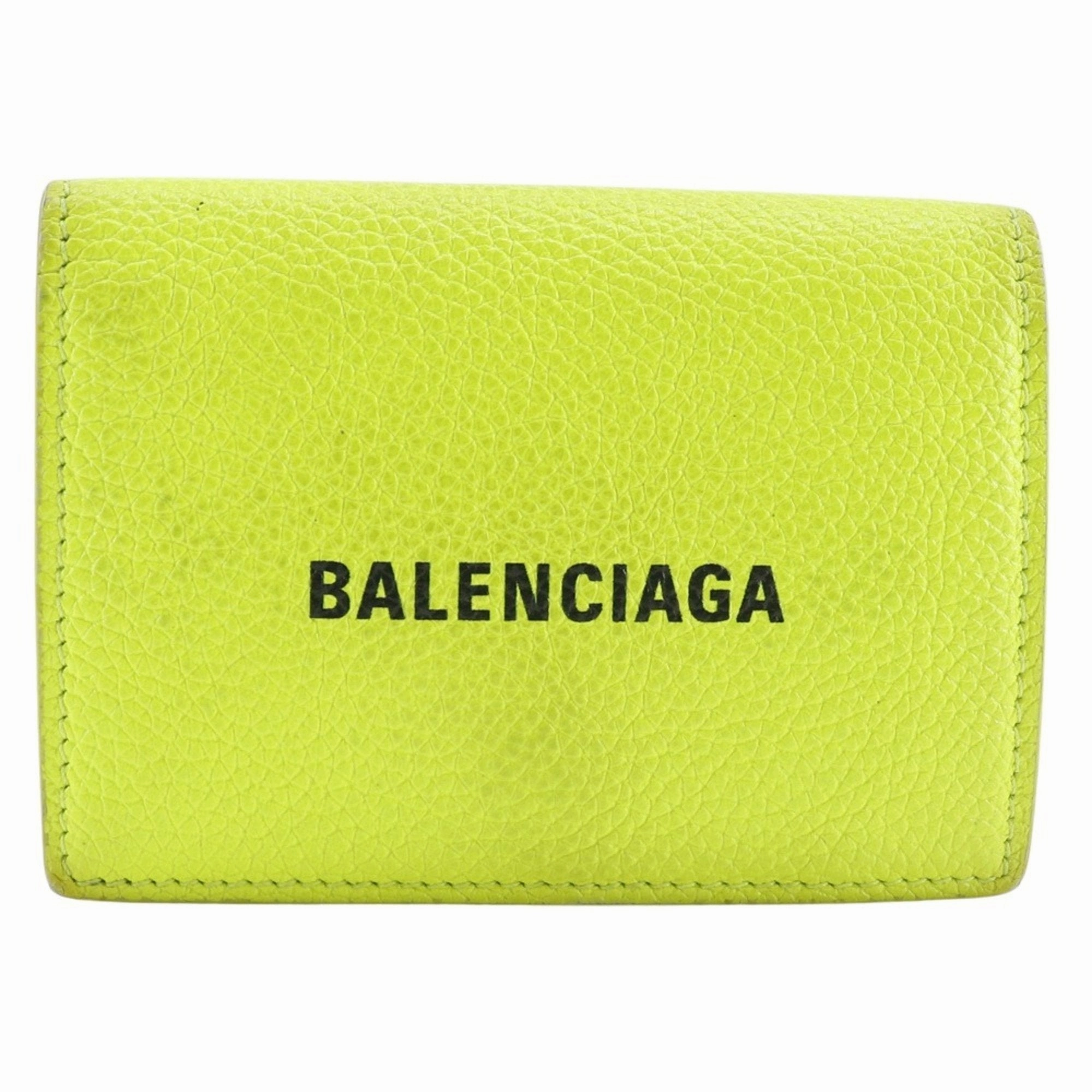 Balenciaga Leather Wallet (Tri-Fold) (Pre-Owned)