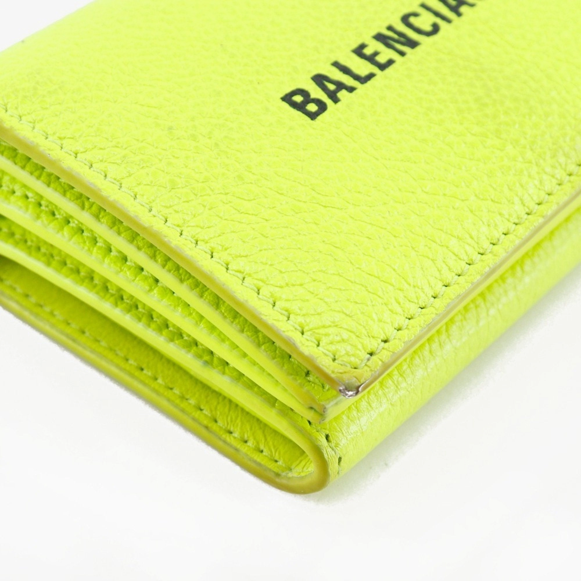Balenciaga Leather Wallet (Tri-Fold) (Pre-Owned)