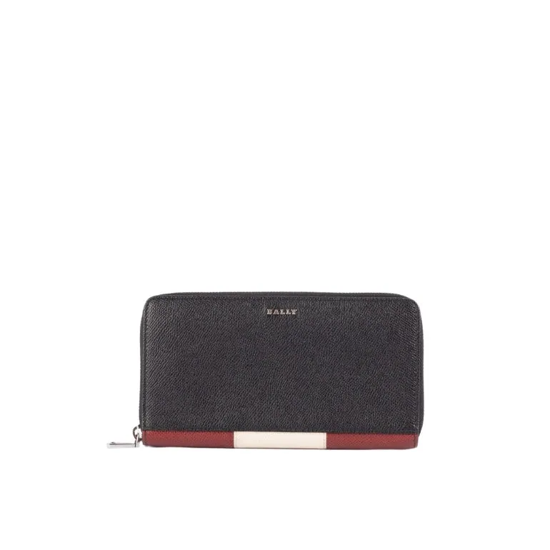 Bally Telen Leather Travel Wallet