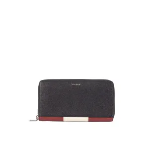 Bally Telen Leather Travel Wallet