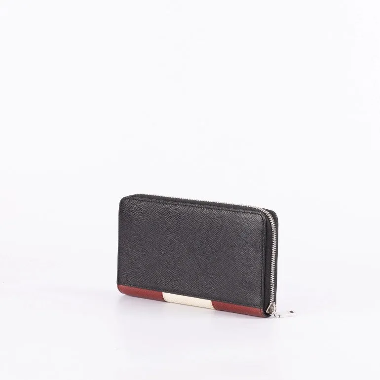 Bally Telen Leather Travel Wallet