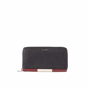 Bally Telen Leather Travel Wallet