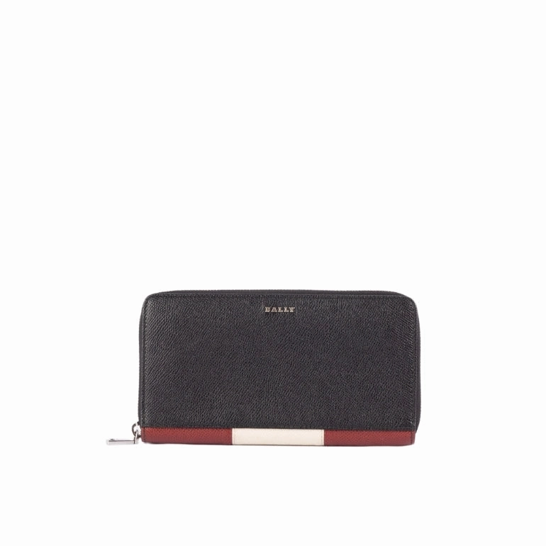 Bally Telen Leather Travel Wallet