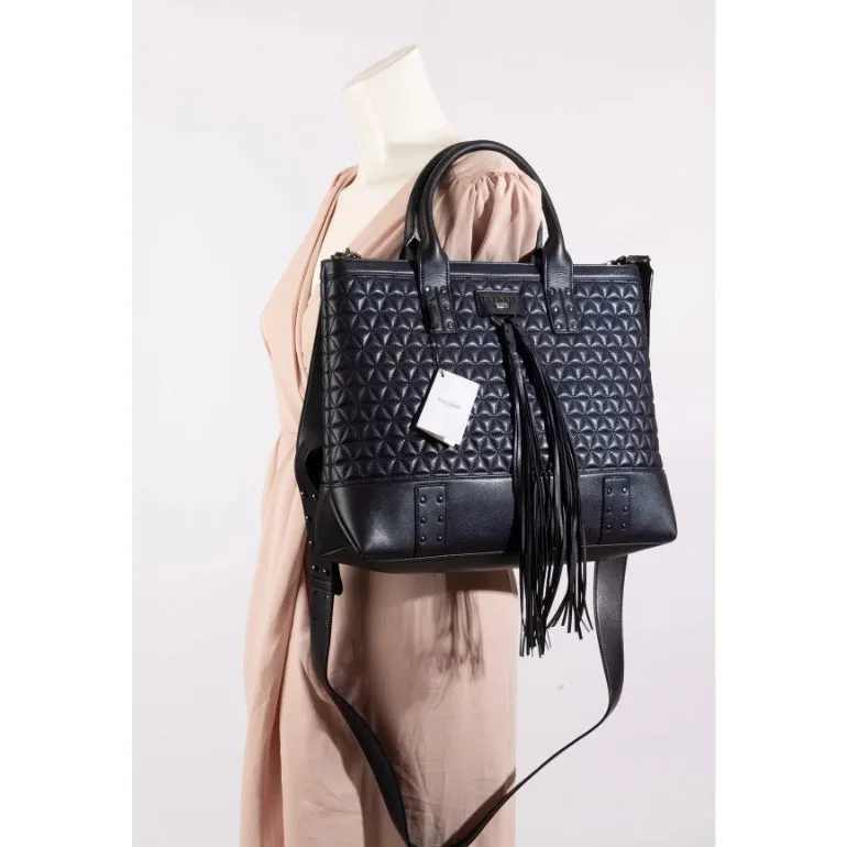 Balmain Domaine Quilted Leather Tote