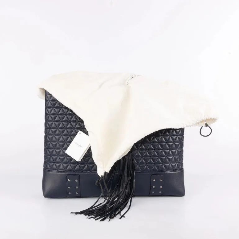 Balmain Domaine Quilted Leather Tote