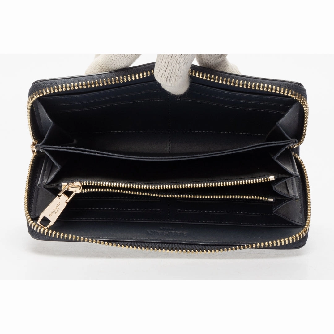 Balmain Navy Blue Wallet