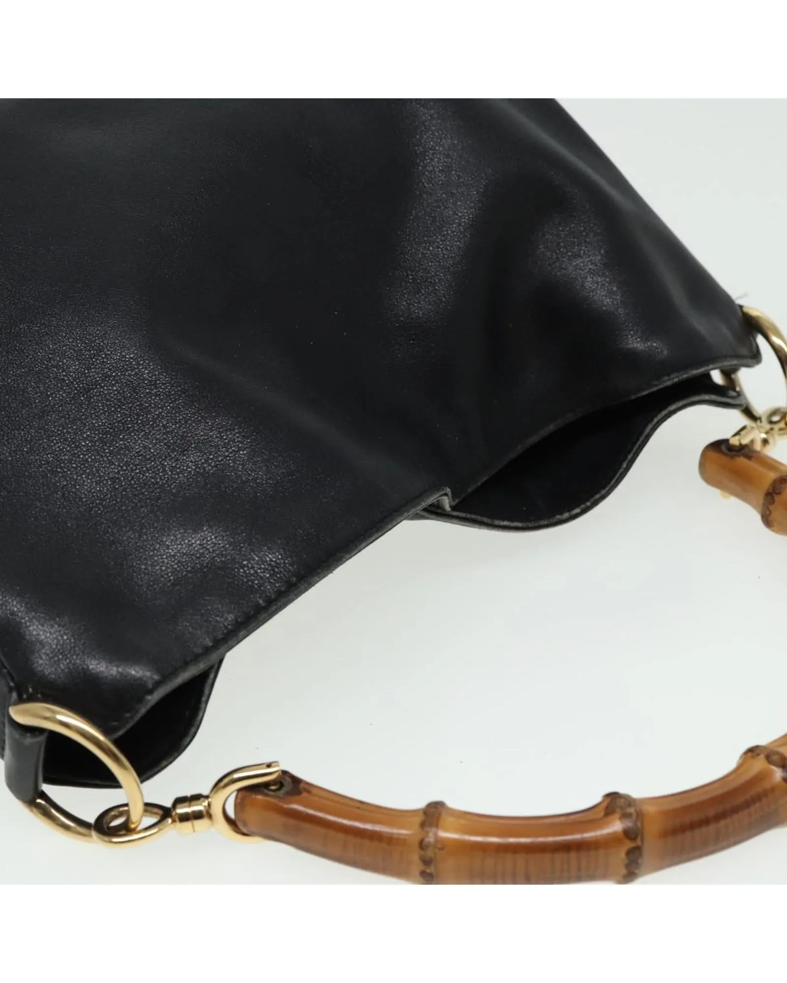 Bamboo Handle Shoulder Bag 1000L