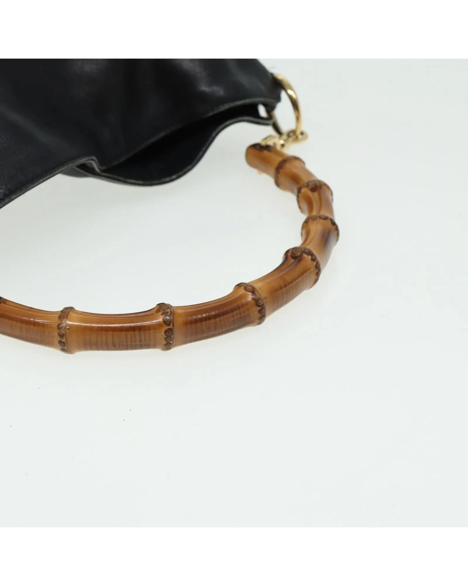 Bamboo Handle Shoulder Bag 1000L