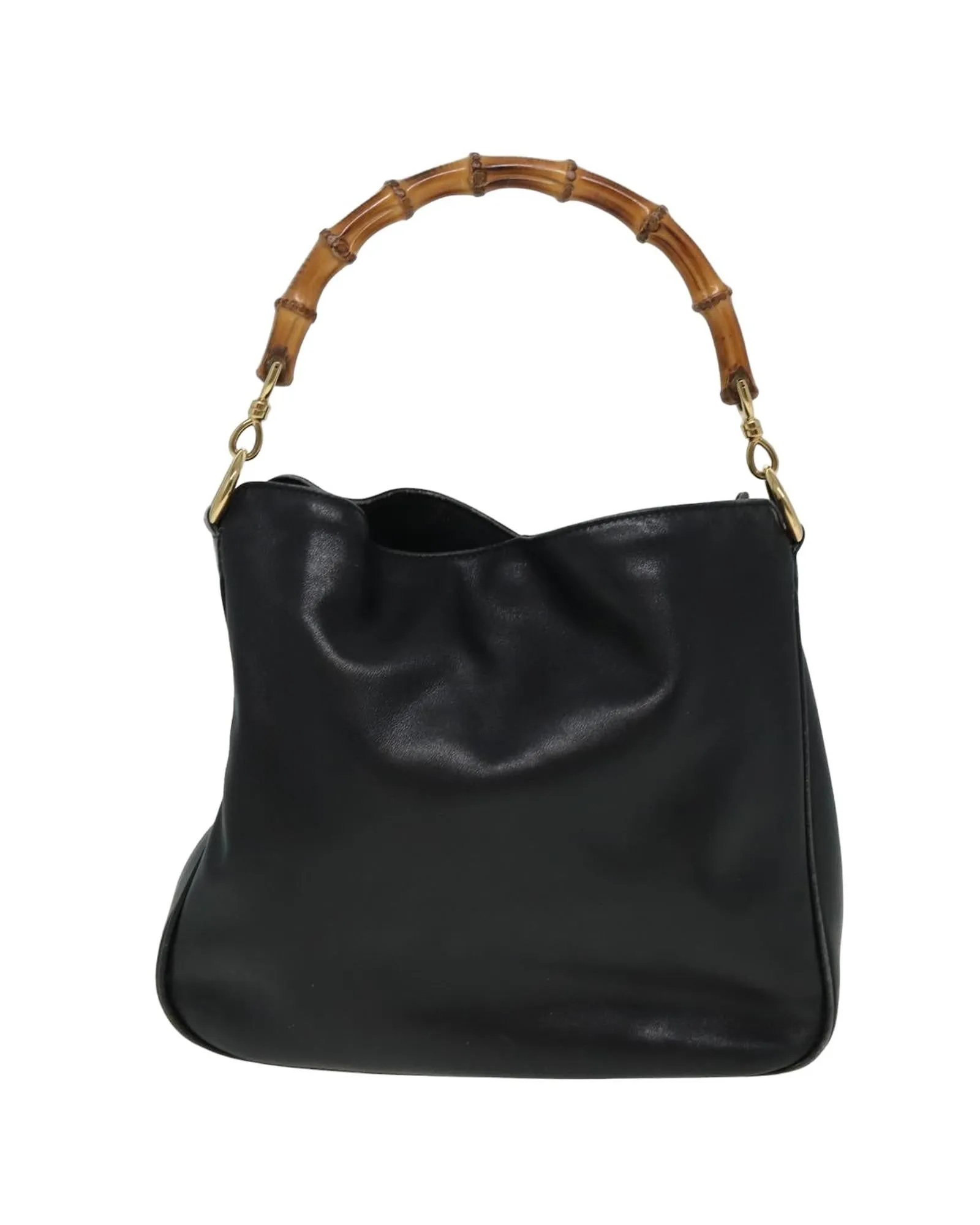 Bamboo Handle Shoulder Bag 1000L