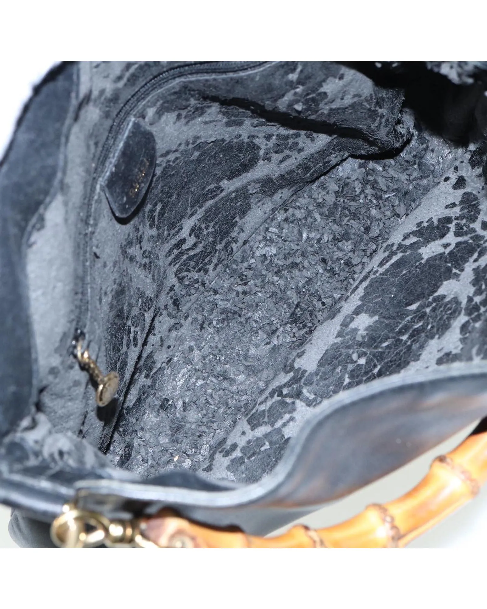 Bamboo Handle Shoulder Bag 1000L