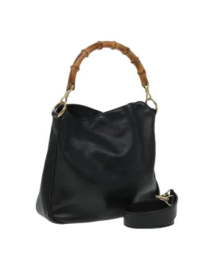 Bamboo Handle Shoulder Bag 1000L