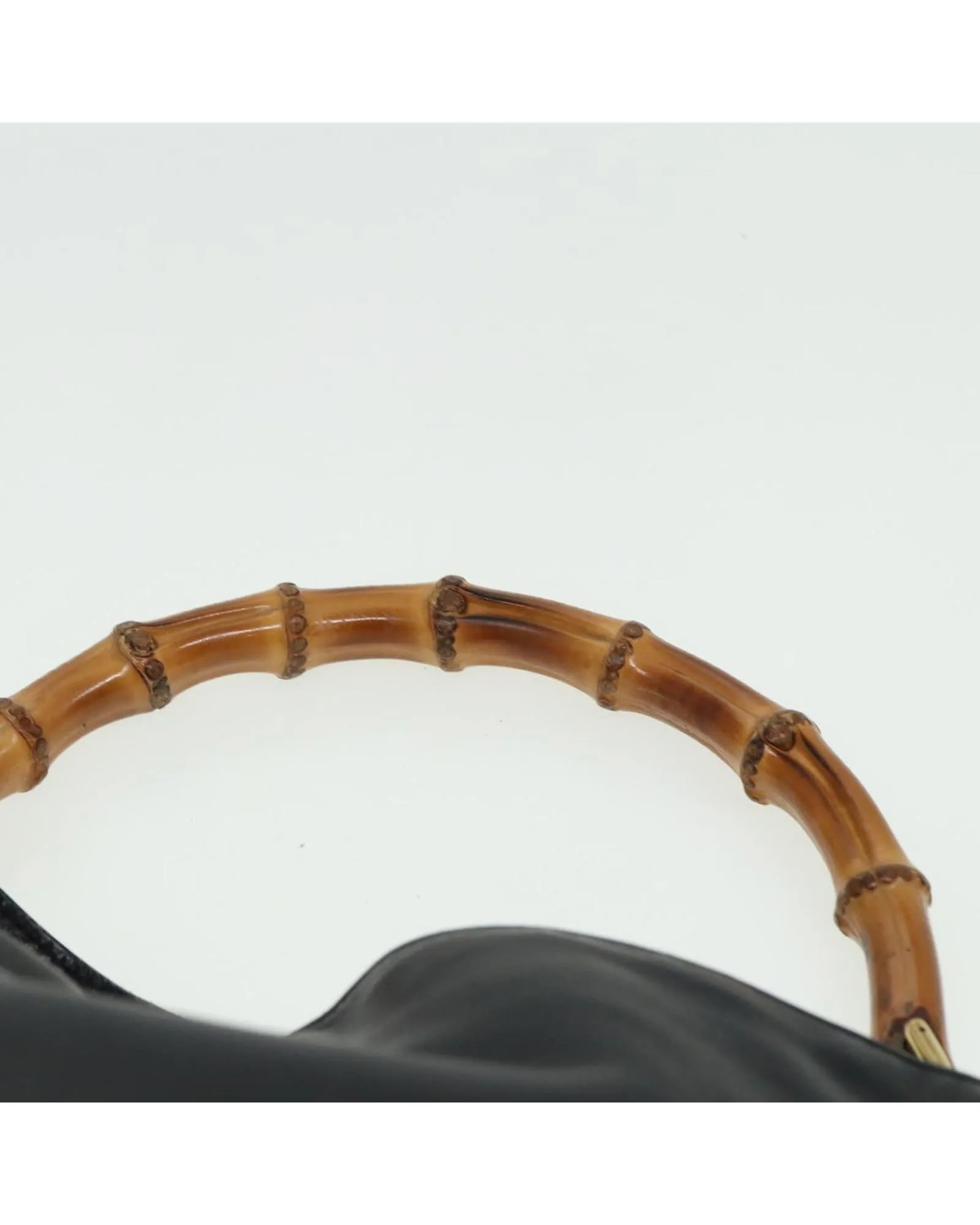 Bamboo Handle Shoulder Bag 1000L