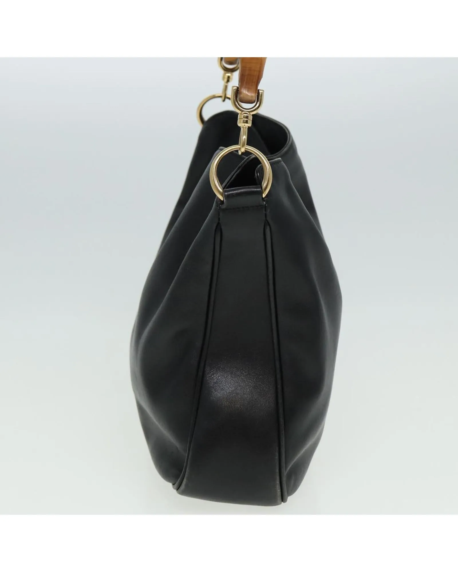 Bamboo Handle Shoulder Bag 1000L
