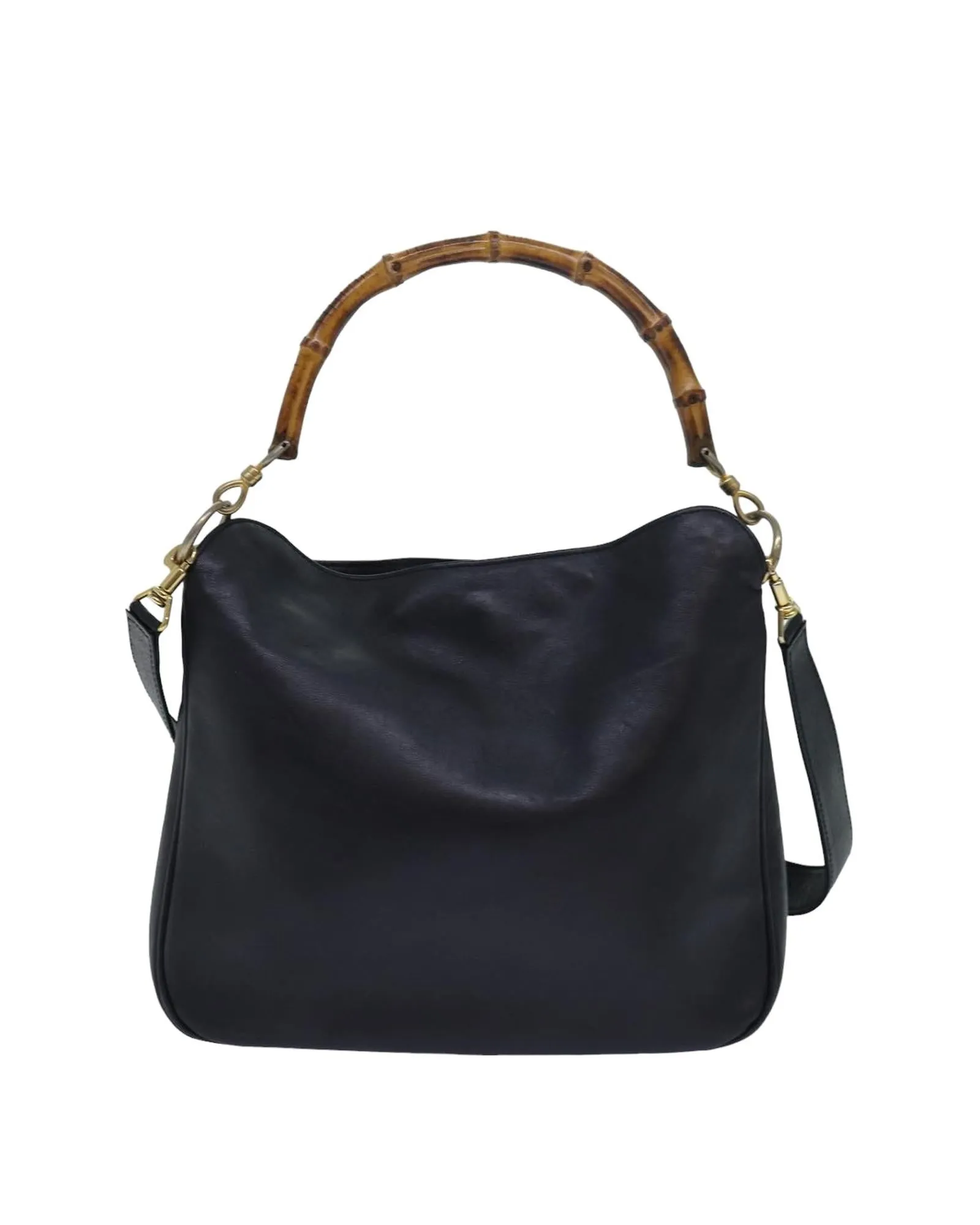 Bamboo Shopper Leather Shoulder Bag