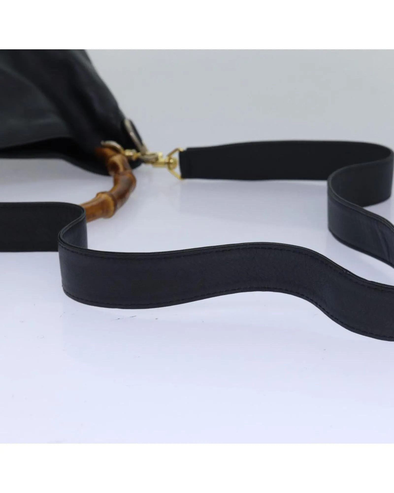 Bamboo Shopper Leather Shoulder Bag