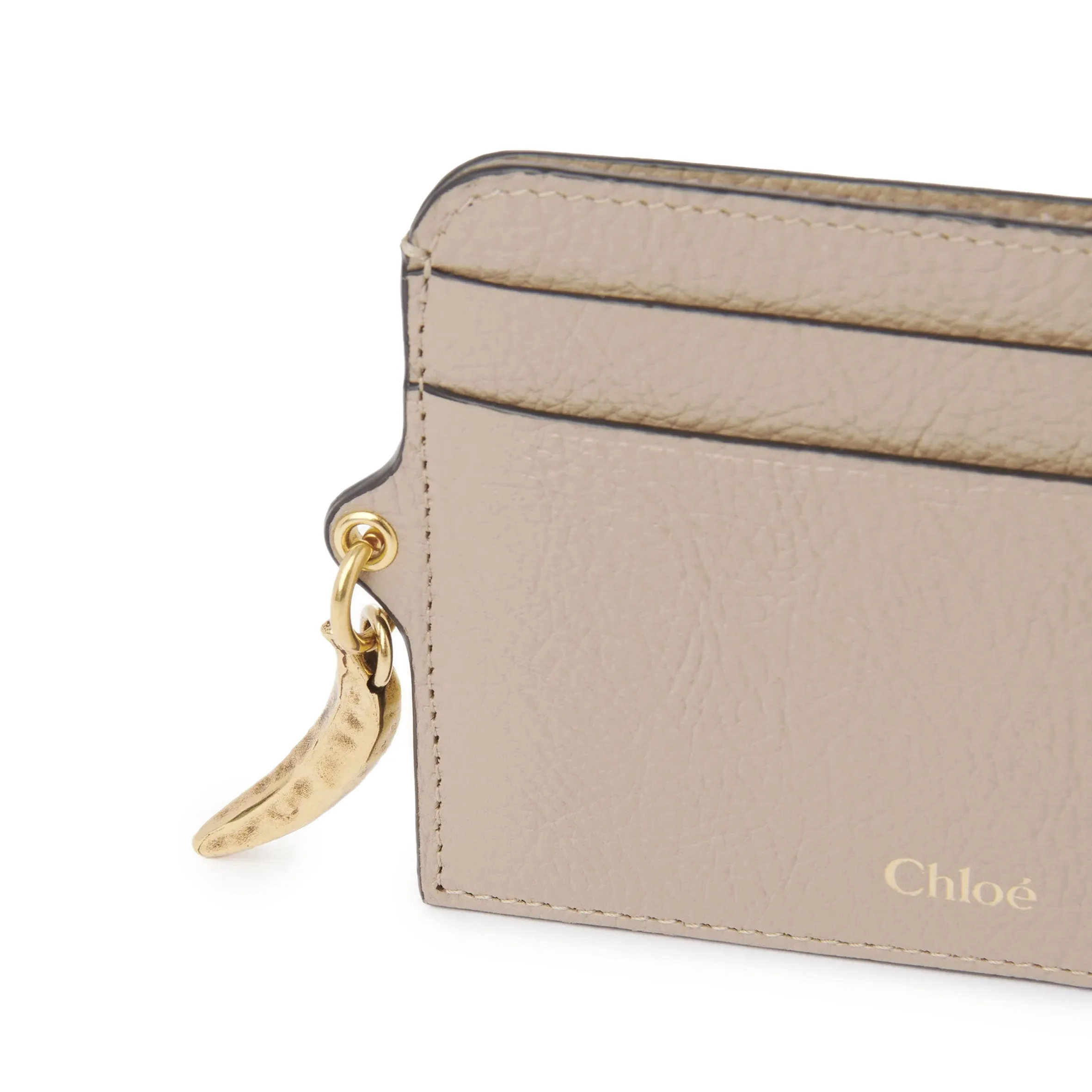 Banana Flat Card Holder, Boyish Beige