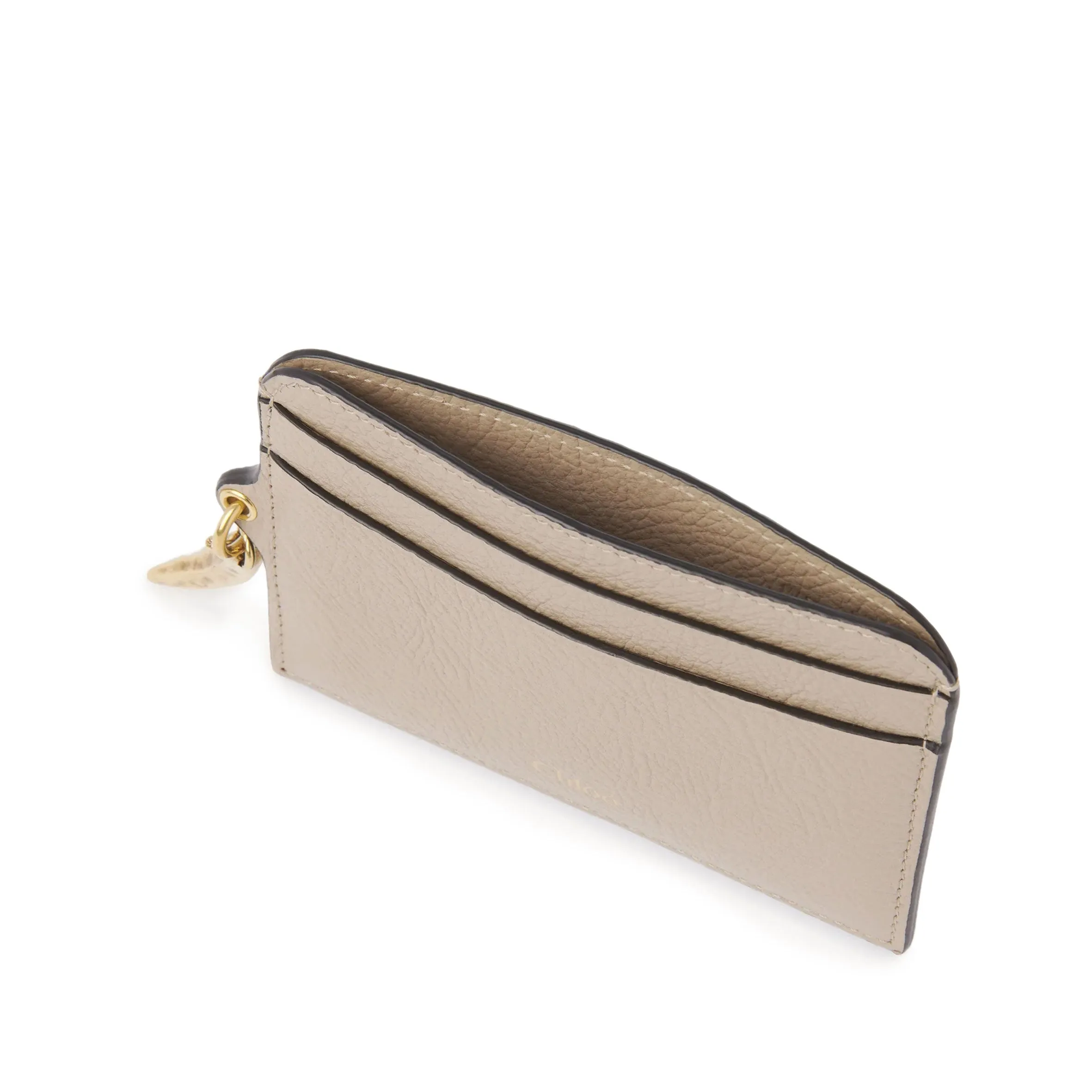 Banana Flat Card Holder, Boyish Beige