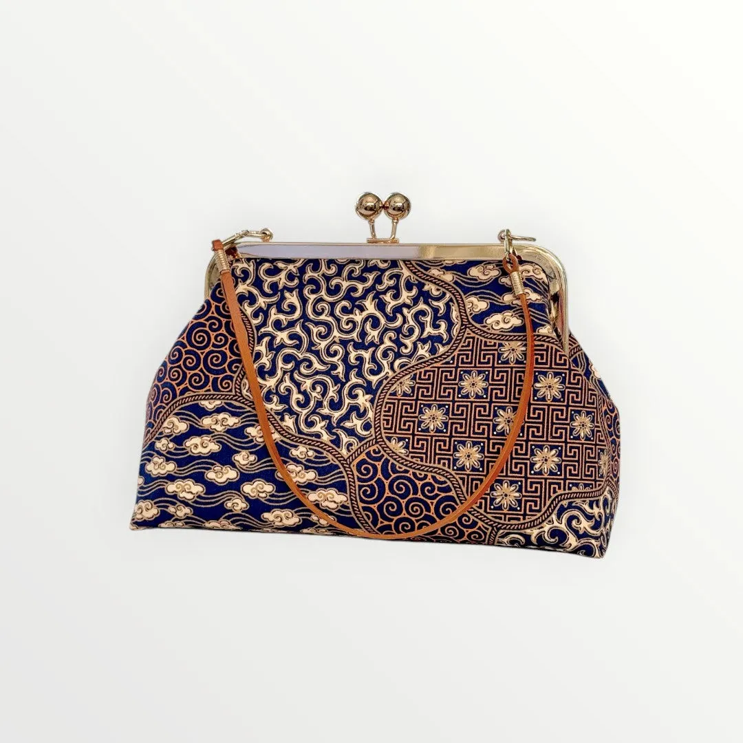 Batik Kiss-Lock Bag