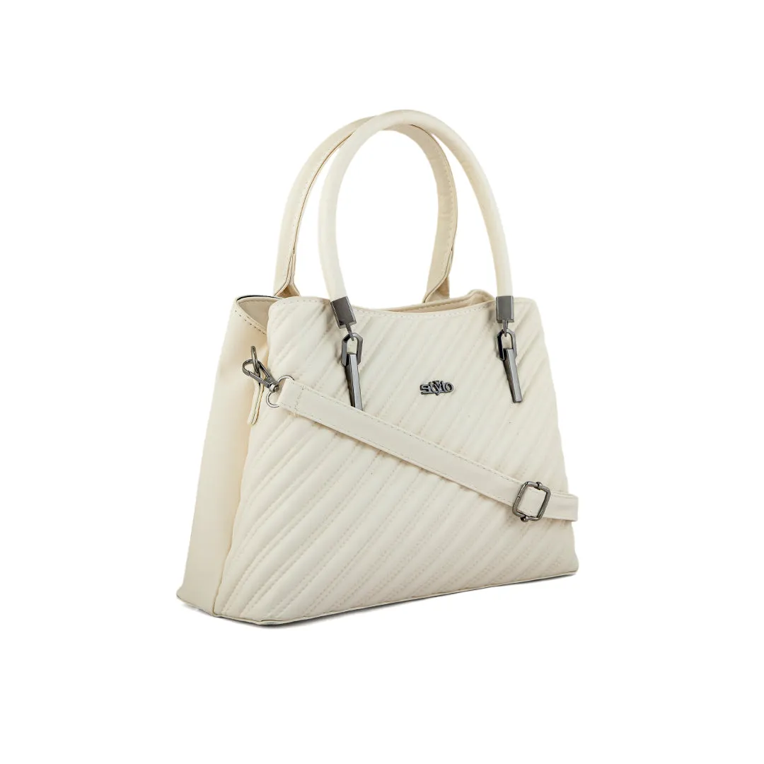Beige Formal Hand Bag P36247