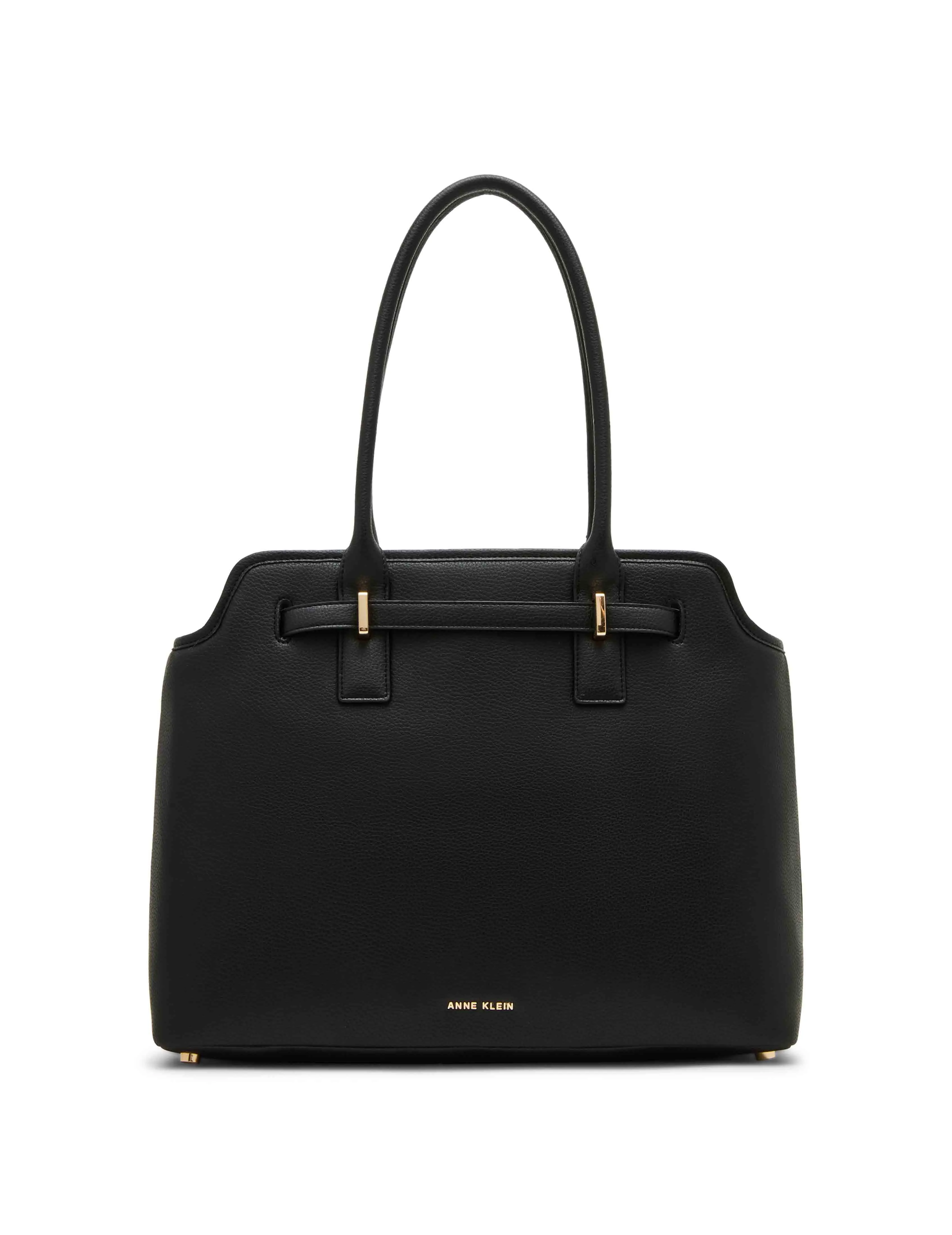 Belted Tote with Detachable Wristlet Strap & Pouch