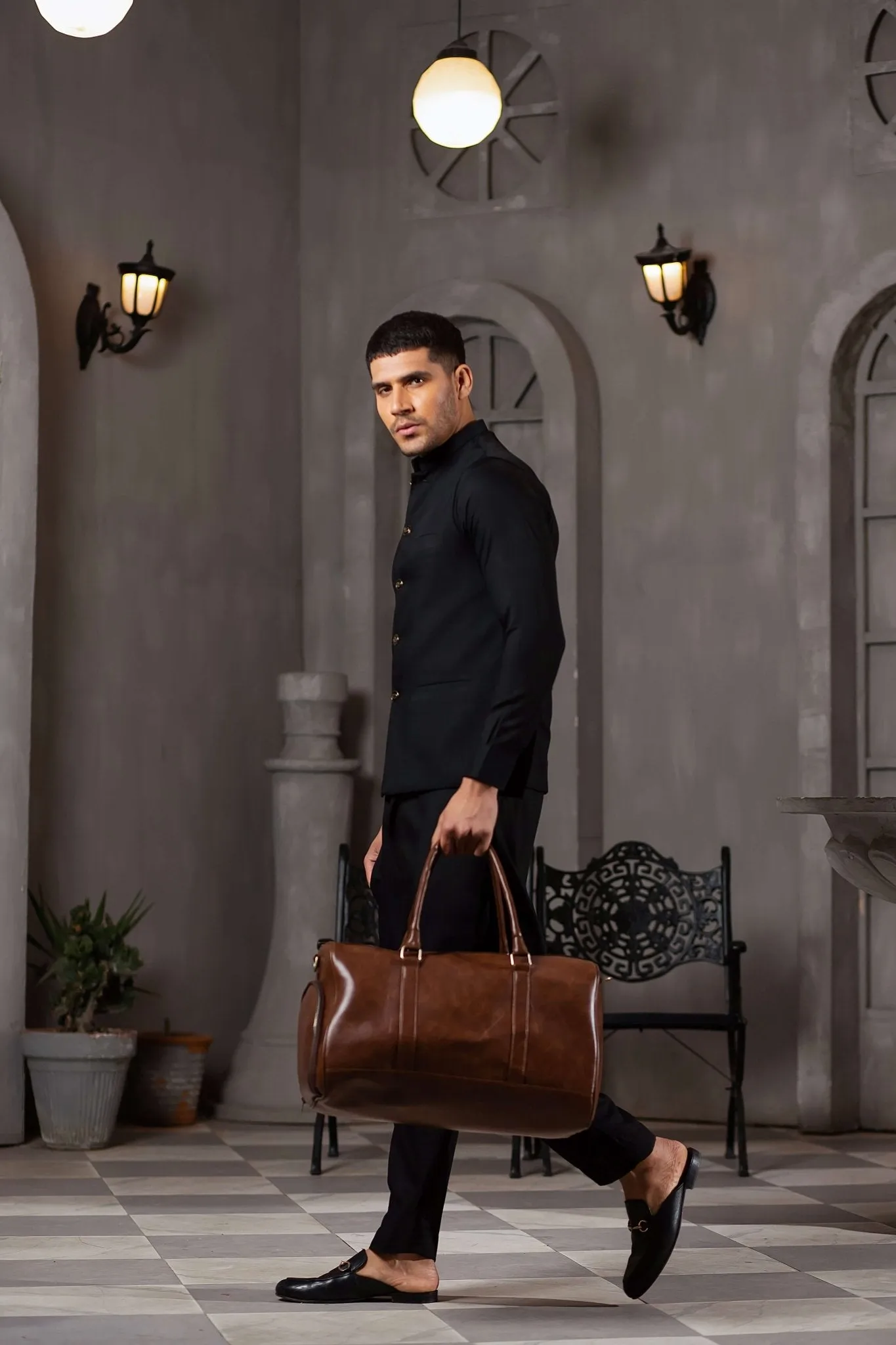 BERLIN DUFFEL BROWN