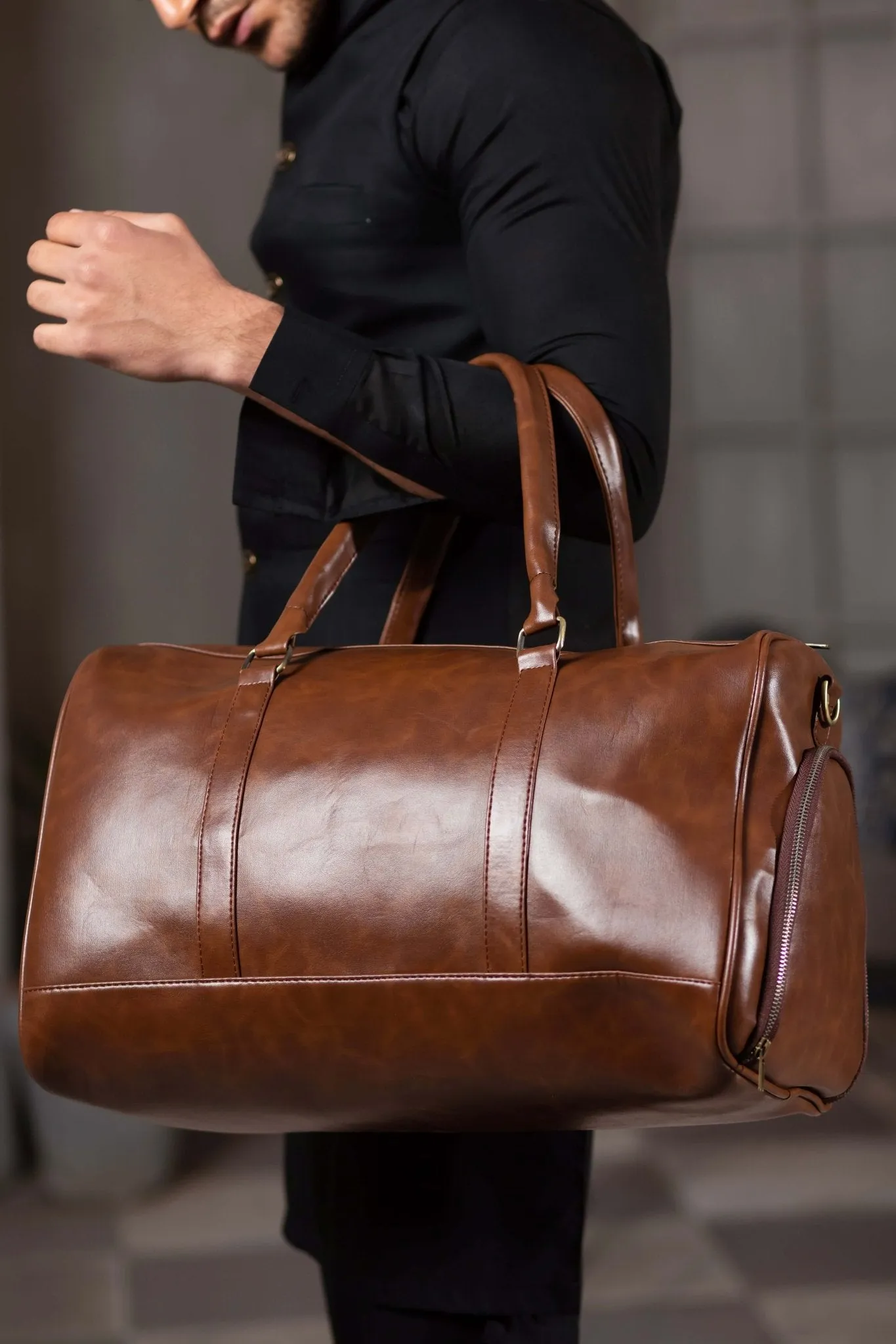 BERLIN DUFFEL BROWN