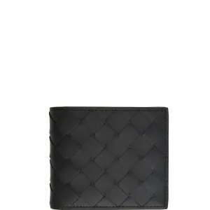 Bi-Fold Wallet Intrecciato, Black