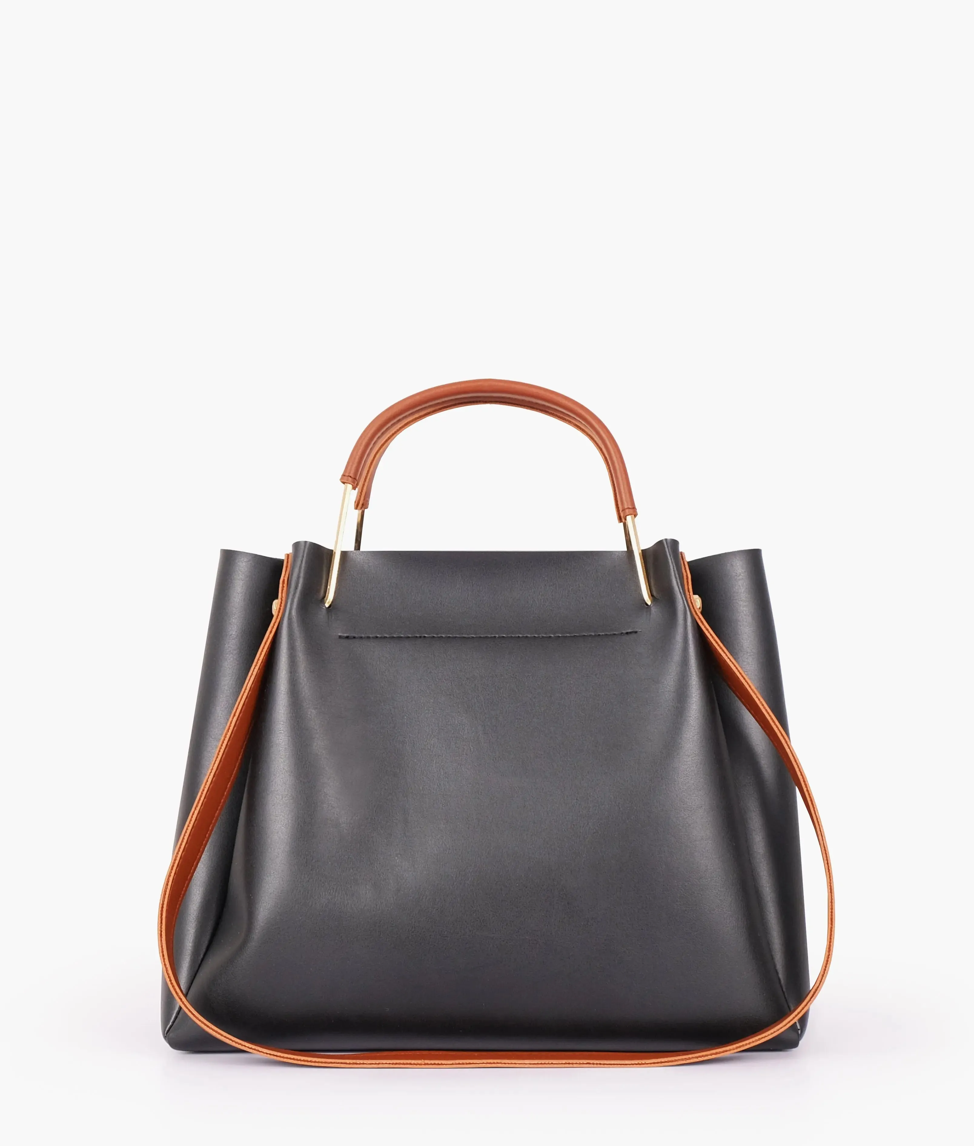 Black 2 in 1 Ladies Tote Bag 8850-12