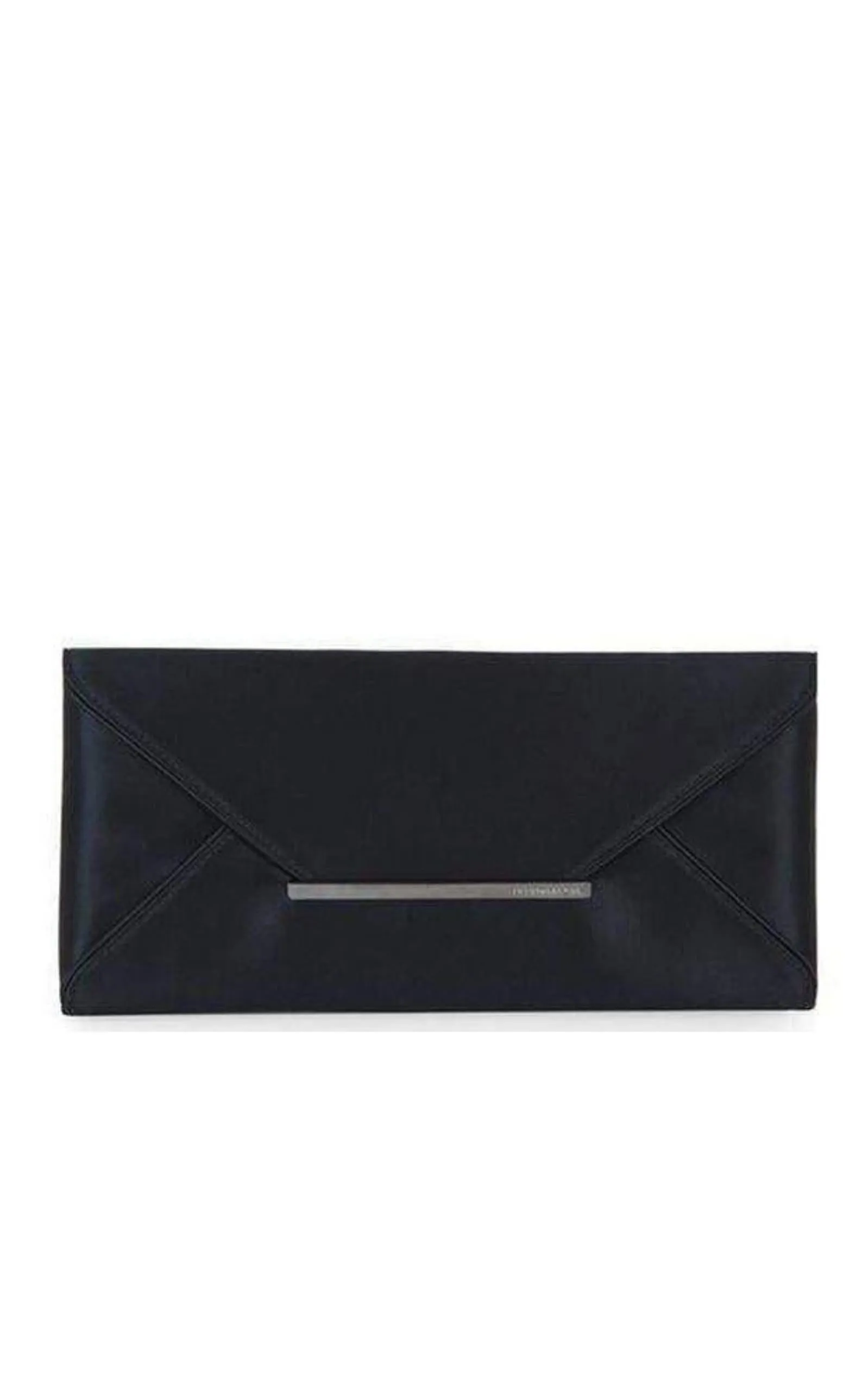 Black Harlow Eye-Embellished Envelope Clutch