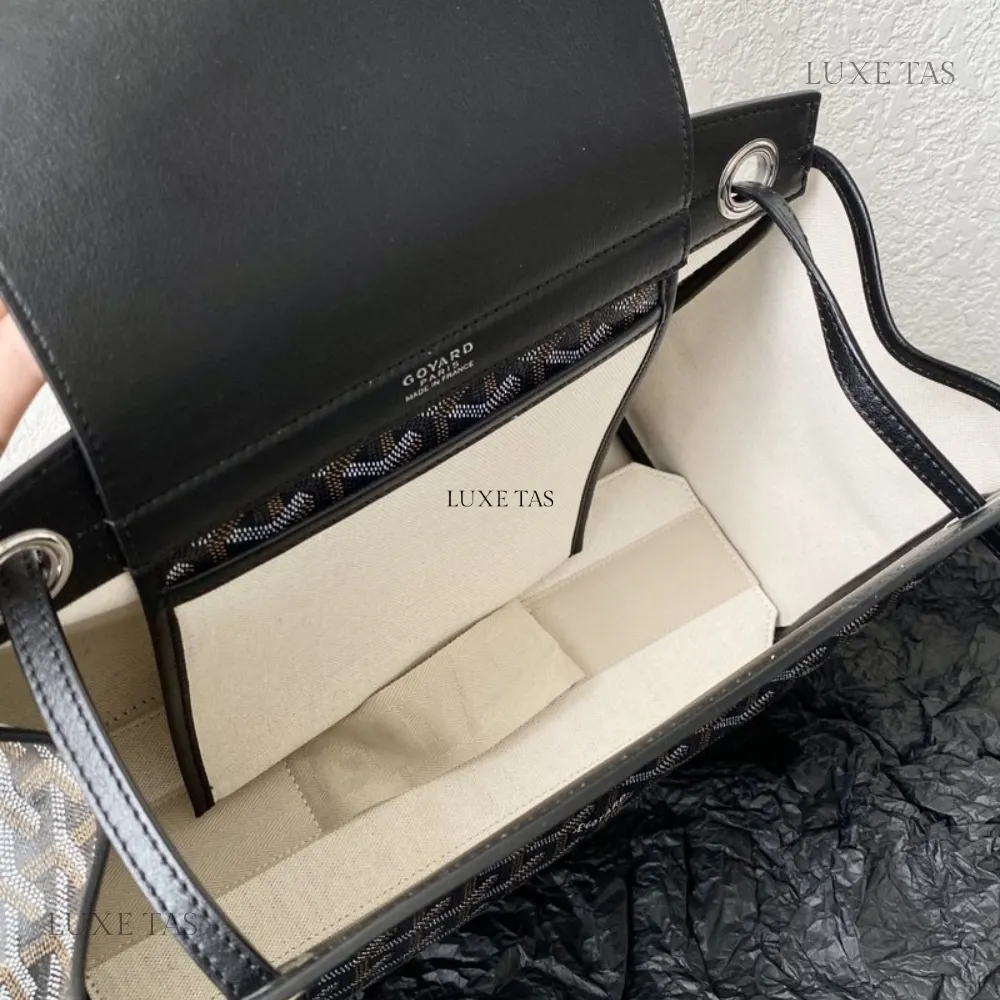 Black Rouette Souple Bag Leather Shoulder Bag for Women