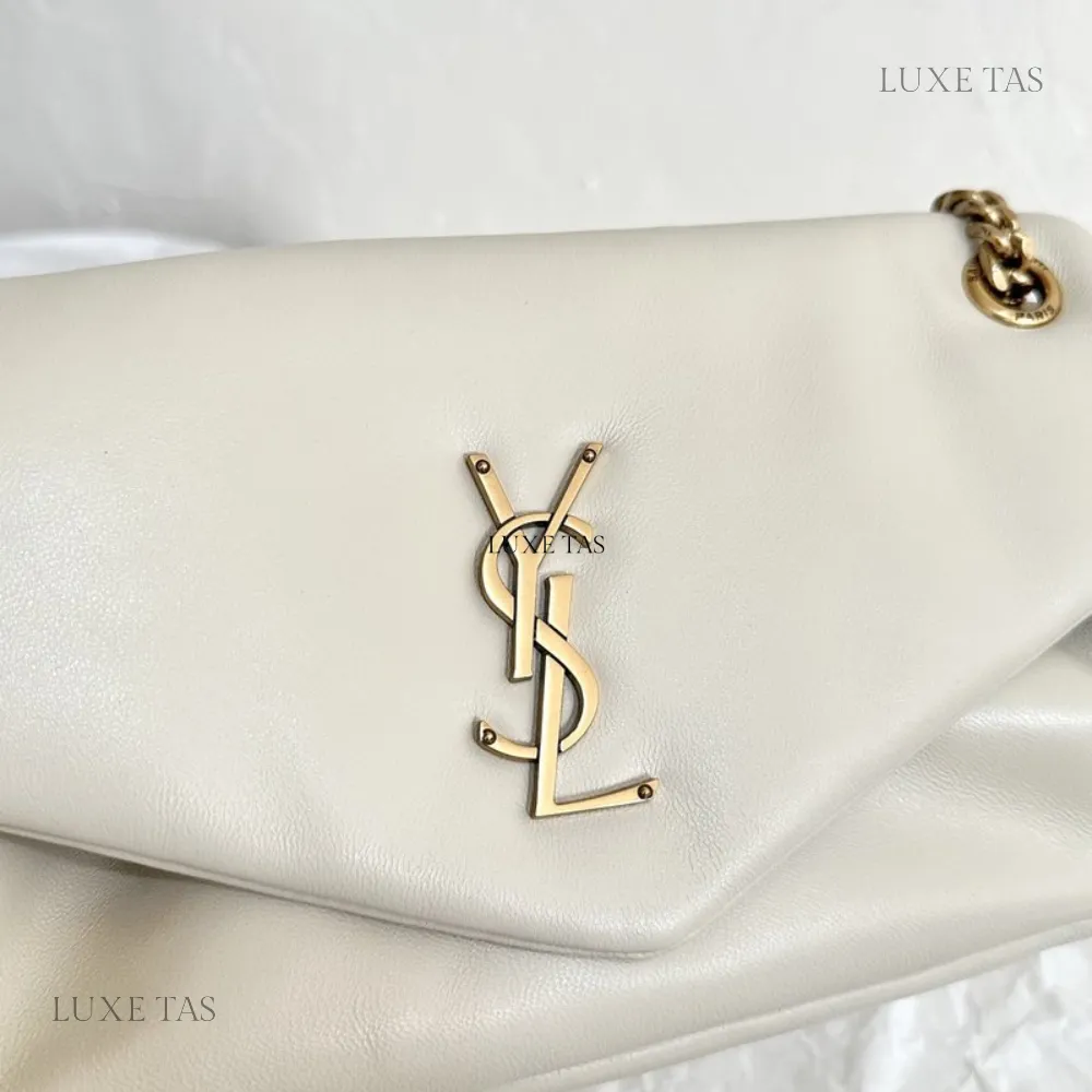 Blanc Vintage Calypso In Plunged Lambskin Leather Shoulder Bag for Women