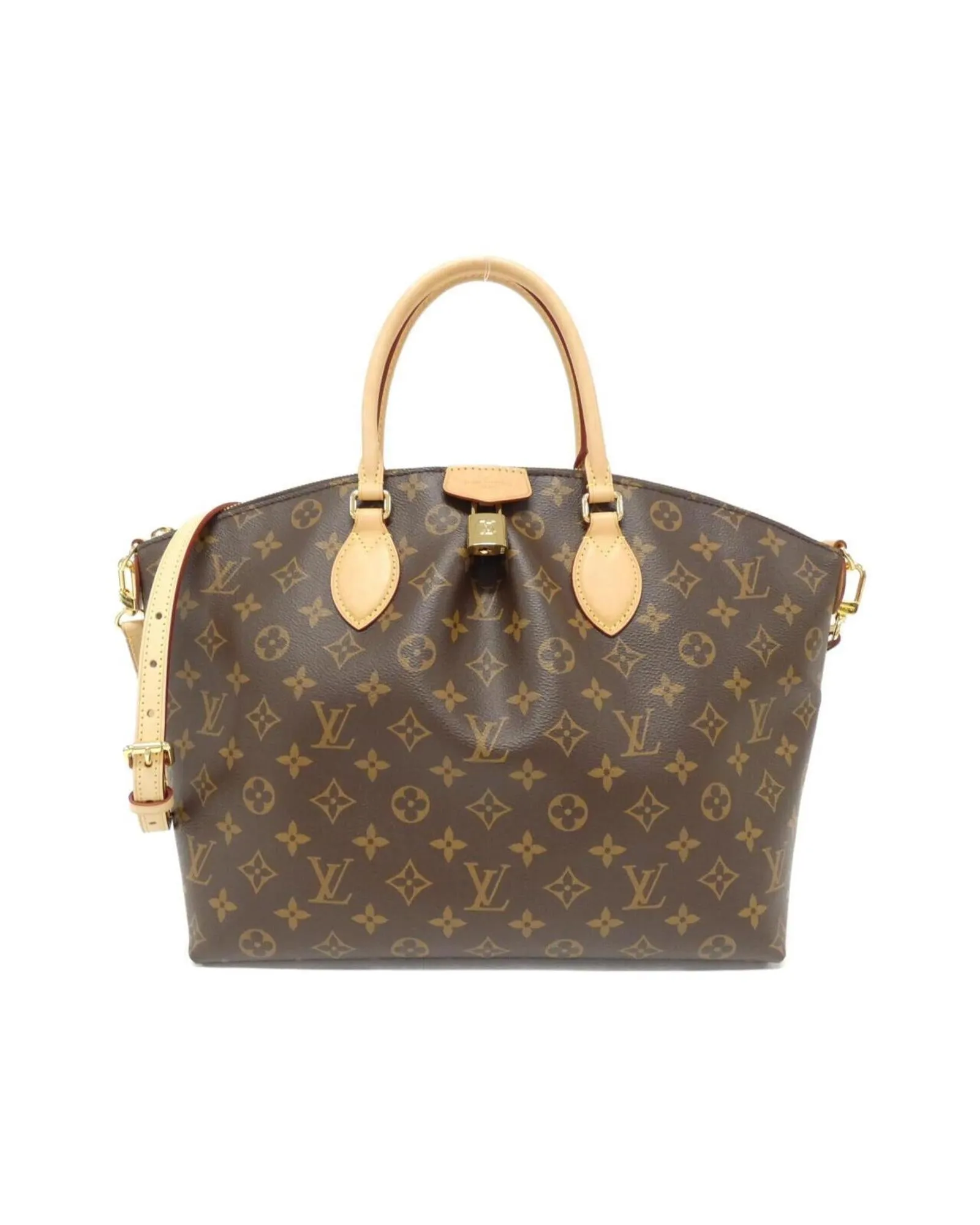 Boetie Canvas Shoulder Bag with Dust Bag Key Padlock
